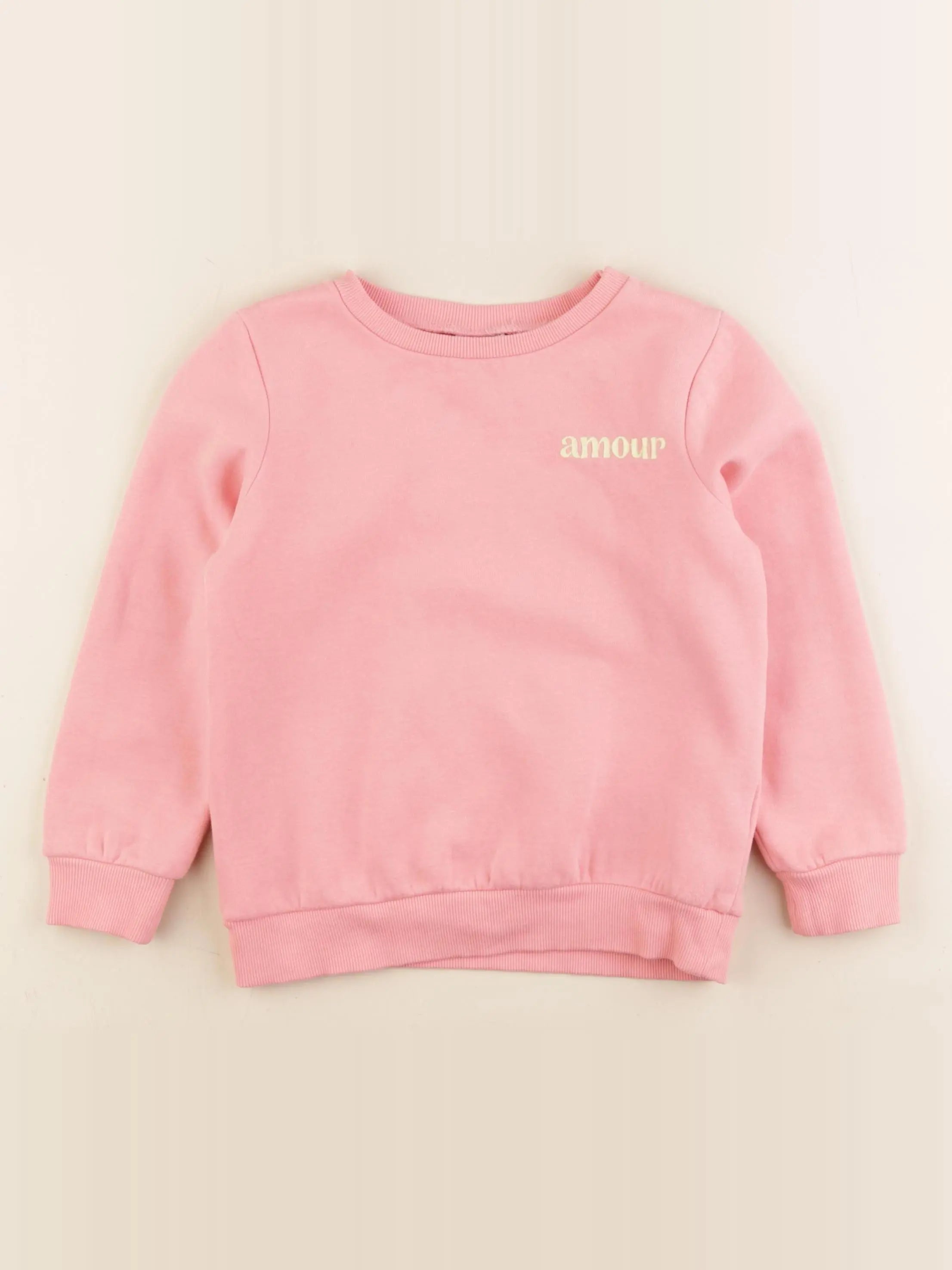 Tape à l'oeil - sweat rose - 6 ans