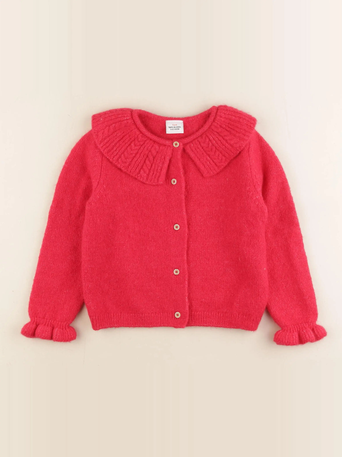 Tape à l'oeil - gilet rose - 5 ans