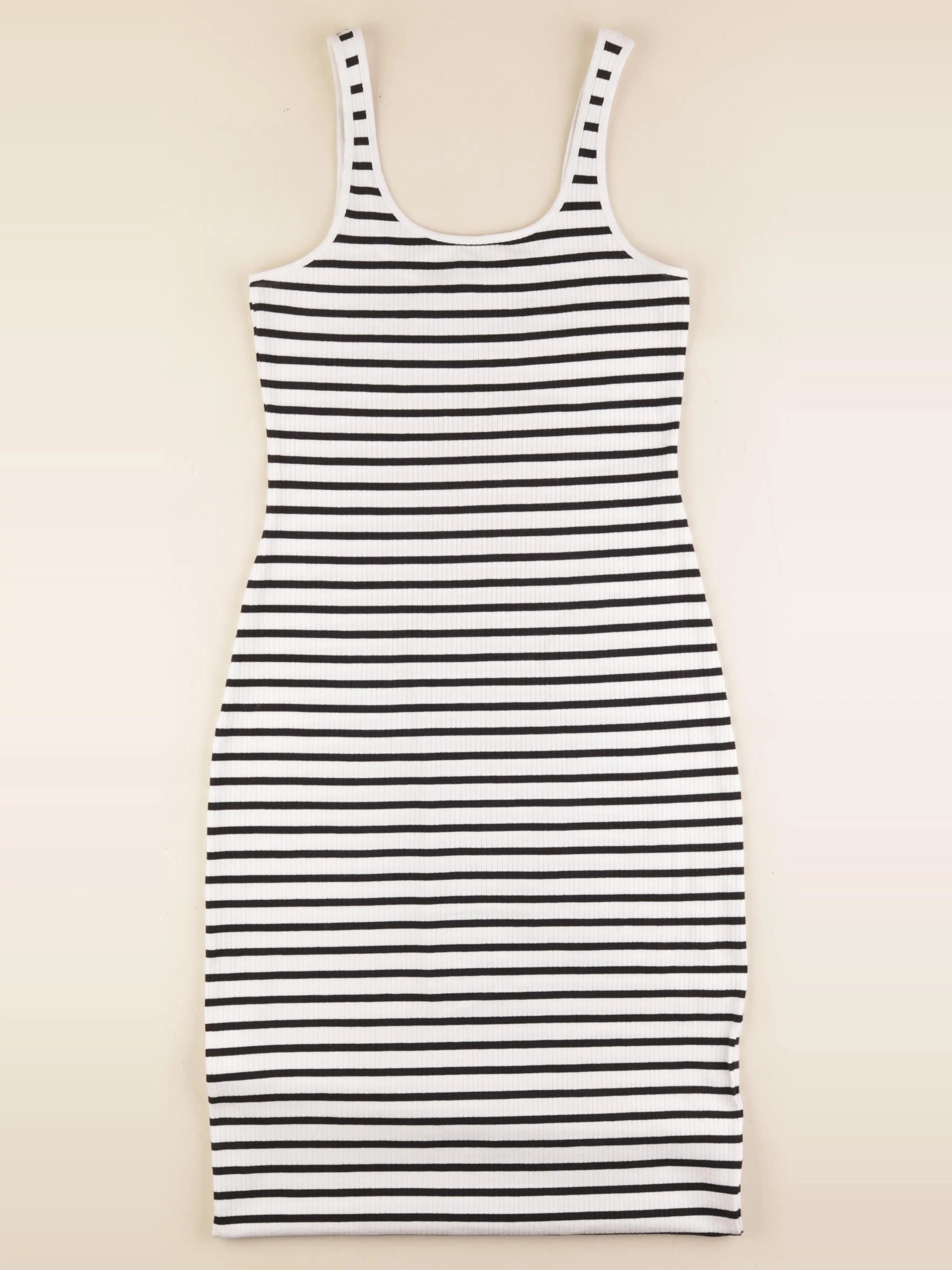 H&M - robe grossesse blanc - m