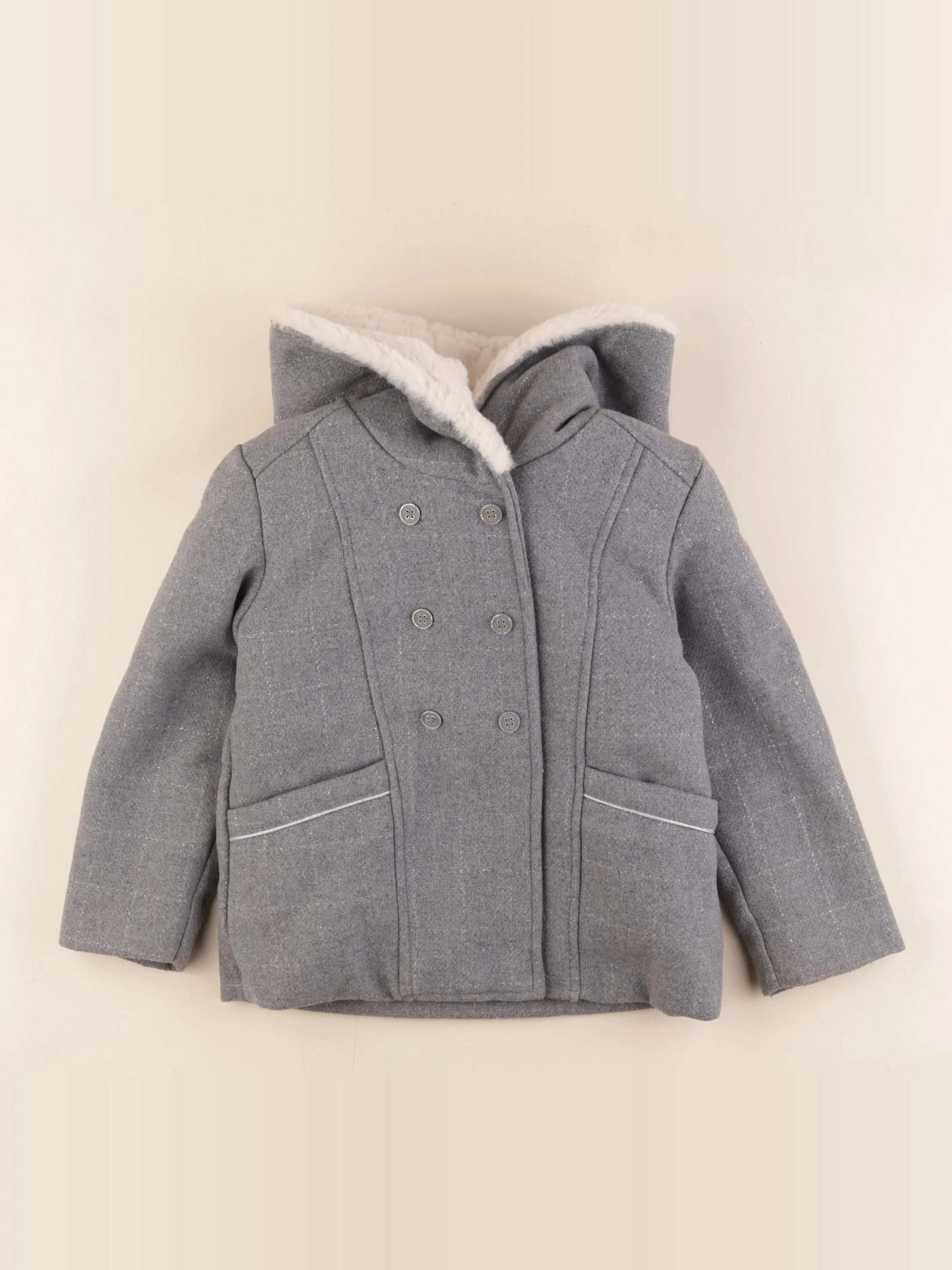 Tape à l'oeil - veste doublé gris - 5 ans