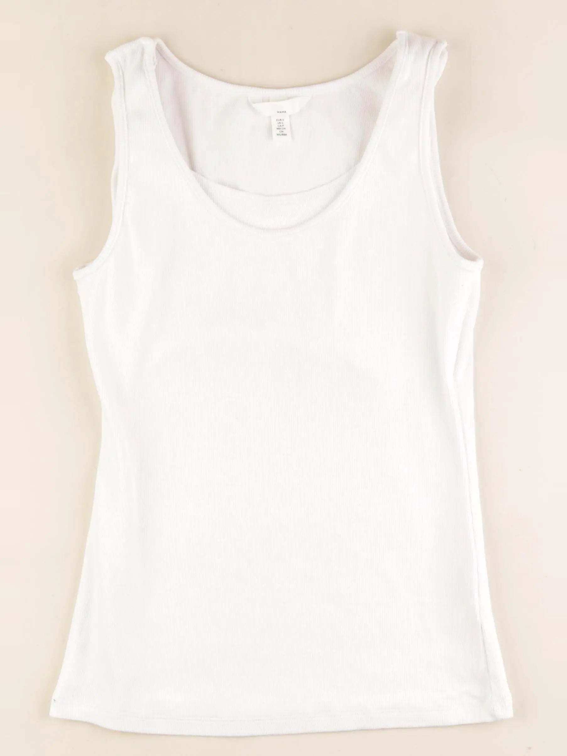 H&M - débardeur grossesse blanc - s