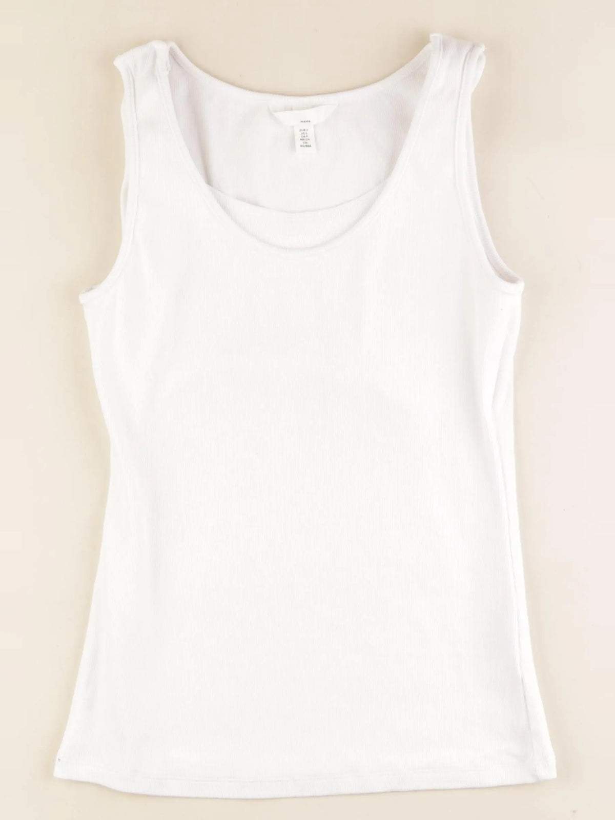 H&M - débardeur grossesse blanc - s