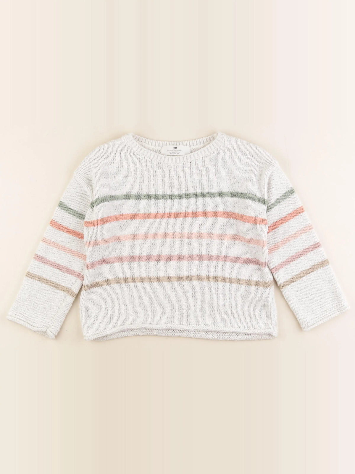 H&M - pull multicolore - 4/6 ans