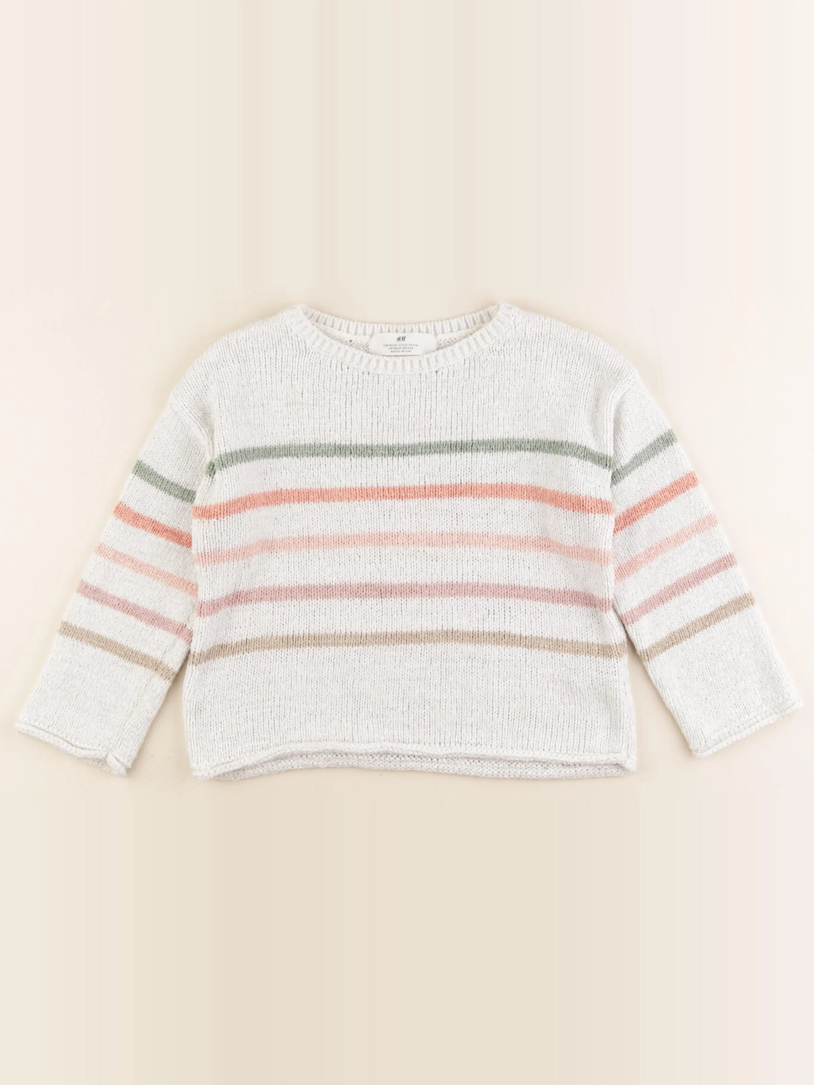 H&M - pull multicolore - 4/6 ans