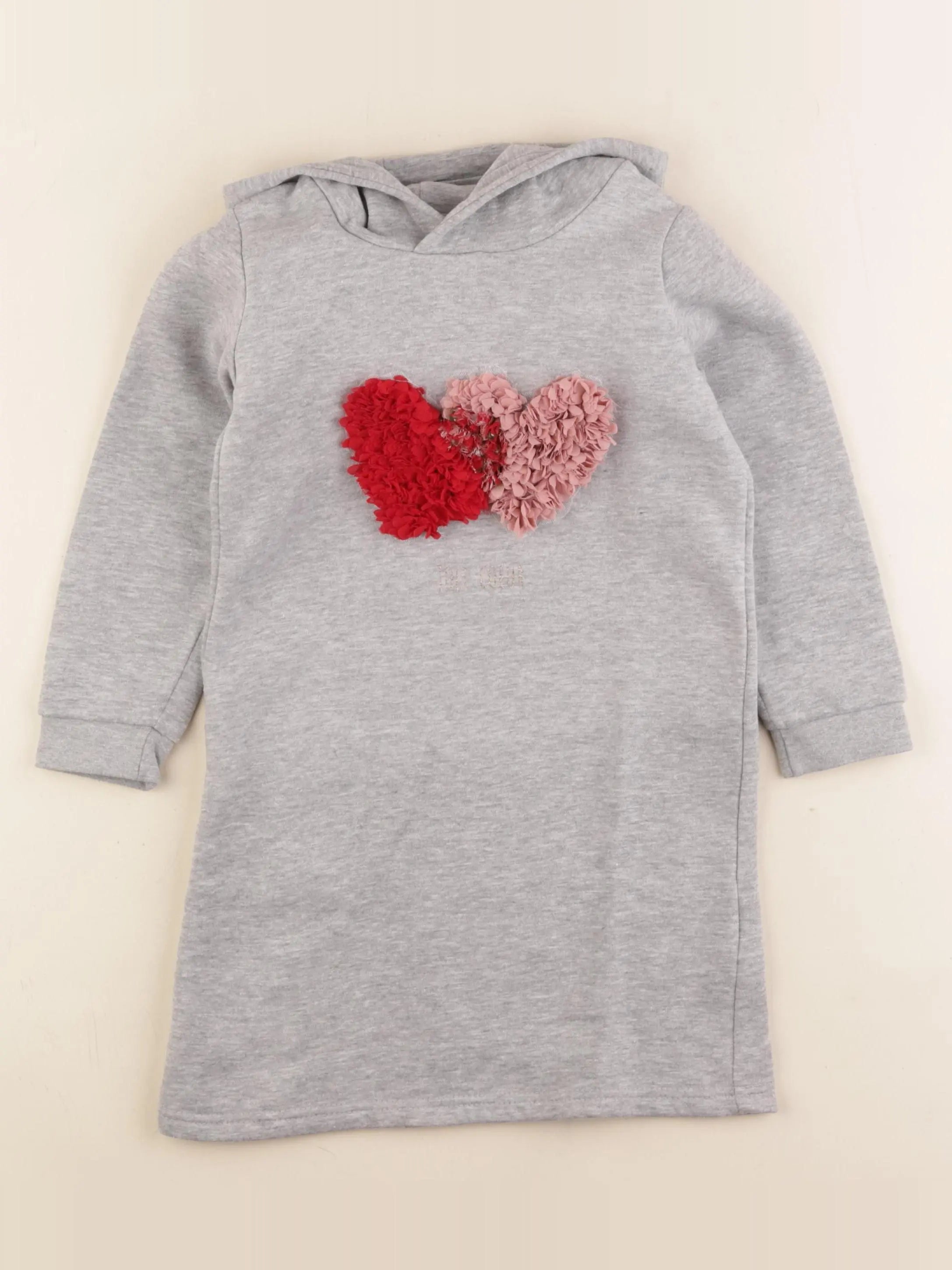 Vertbaudet - robe gris - 5 ans