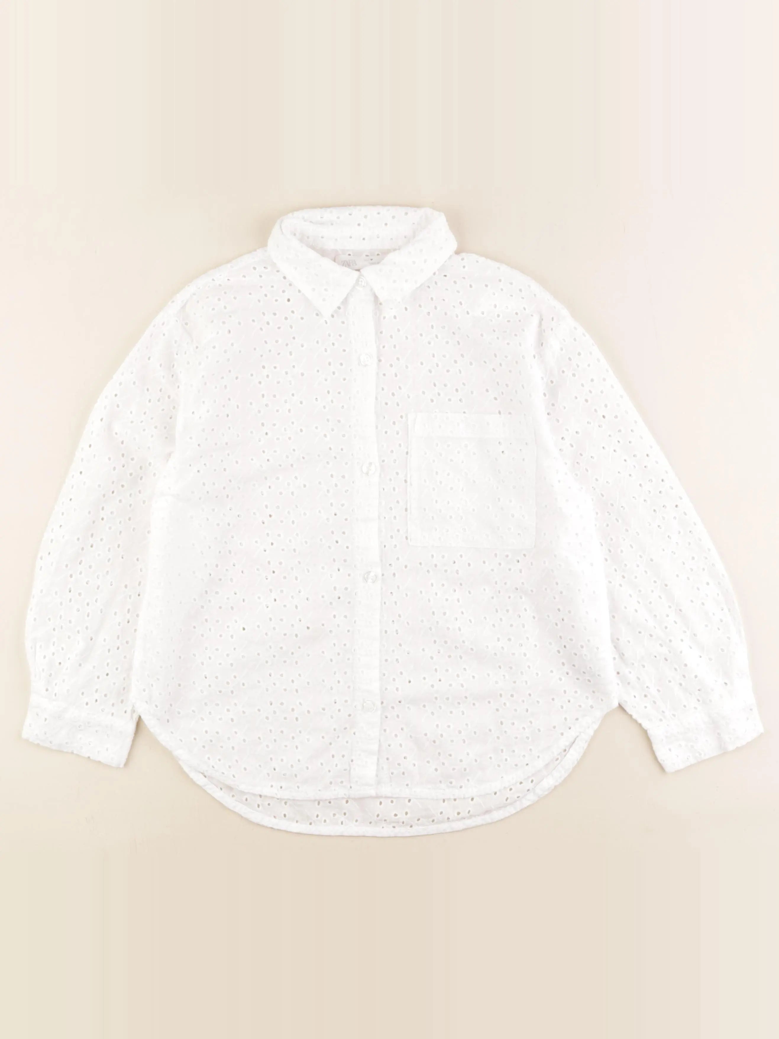 Zara - blouse blanc - 9 ans