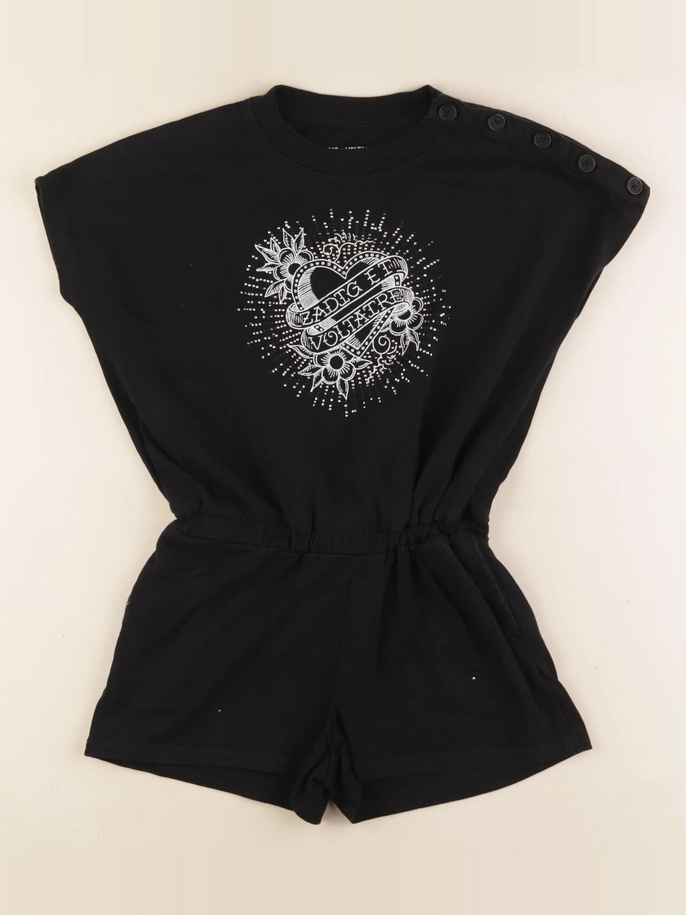Zadig & Voltaire - combinaison noir - 10 ans