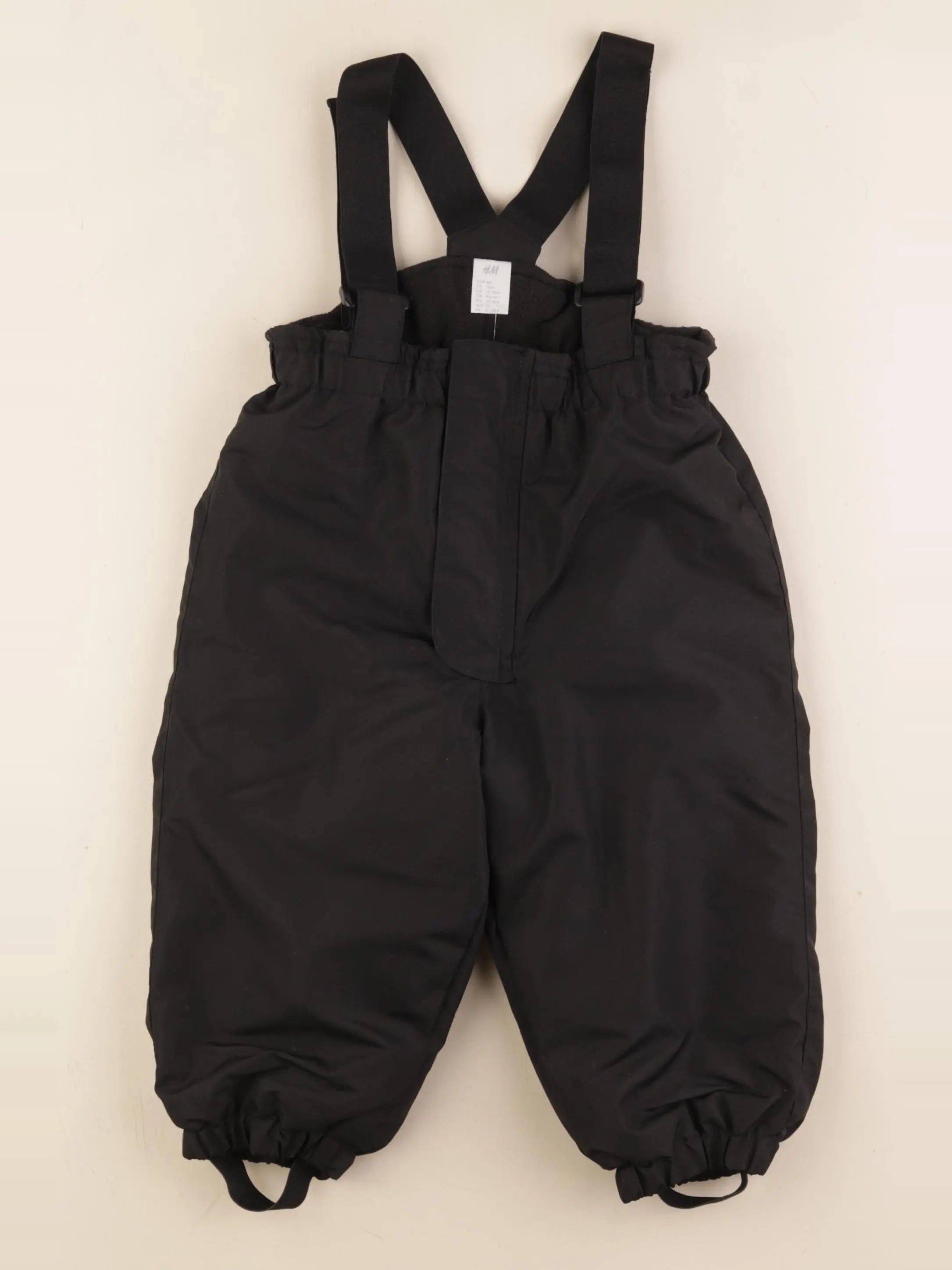 H&M - combinaison de ski noir - 12/18 mois