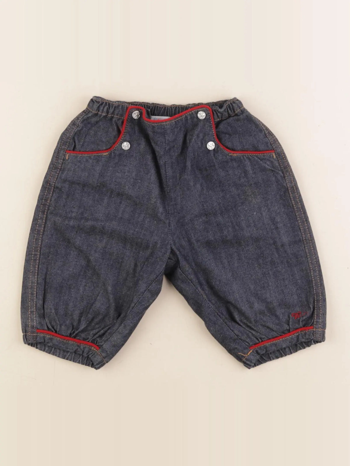 Jacadi - pantalon bleu - 6 mois