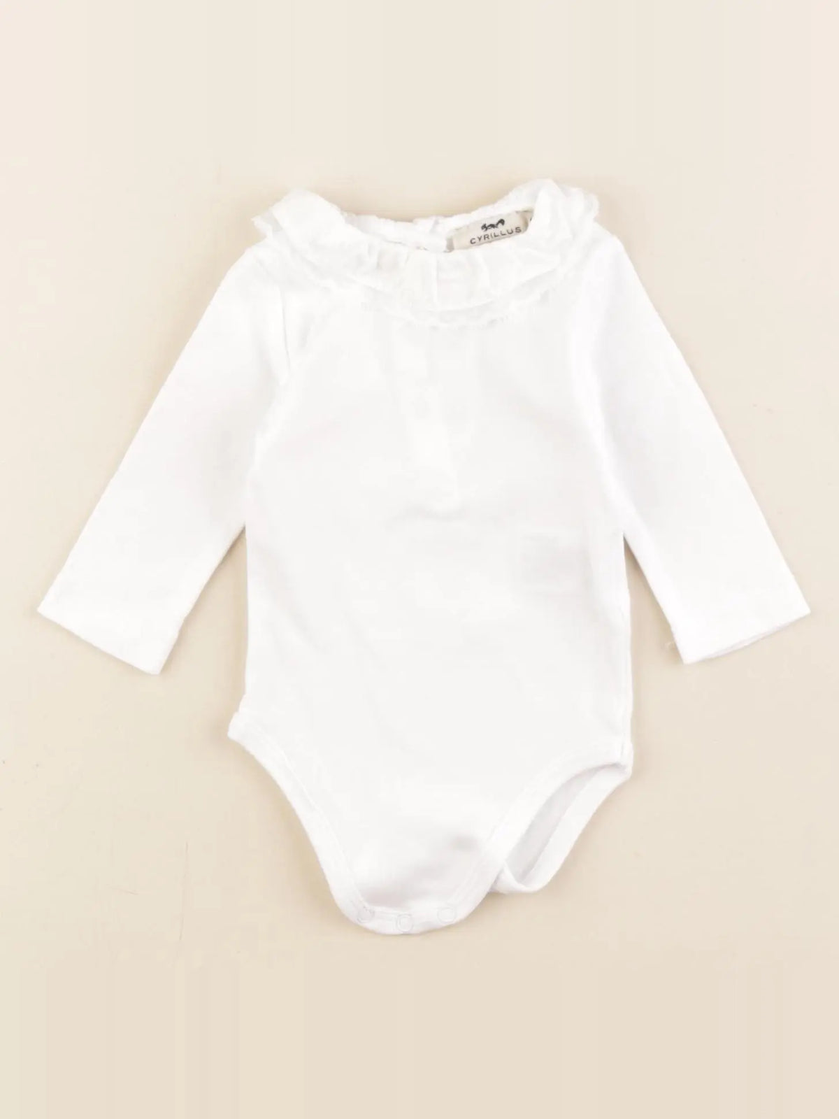 Cyrillus - body à col blanc - 3 mois