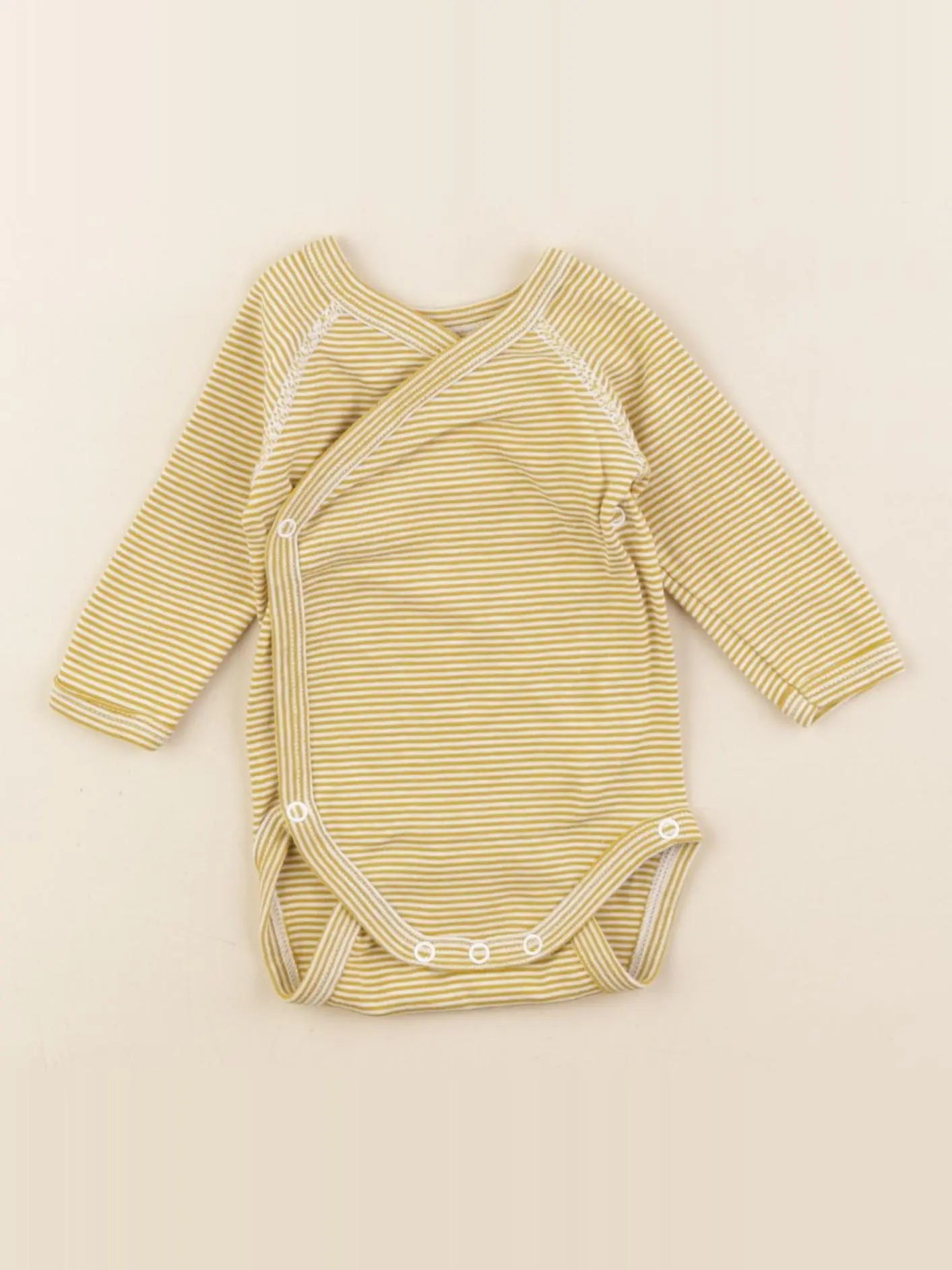 Petit Bateau - body marron - 1 mois