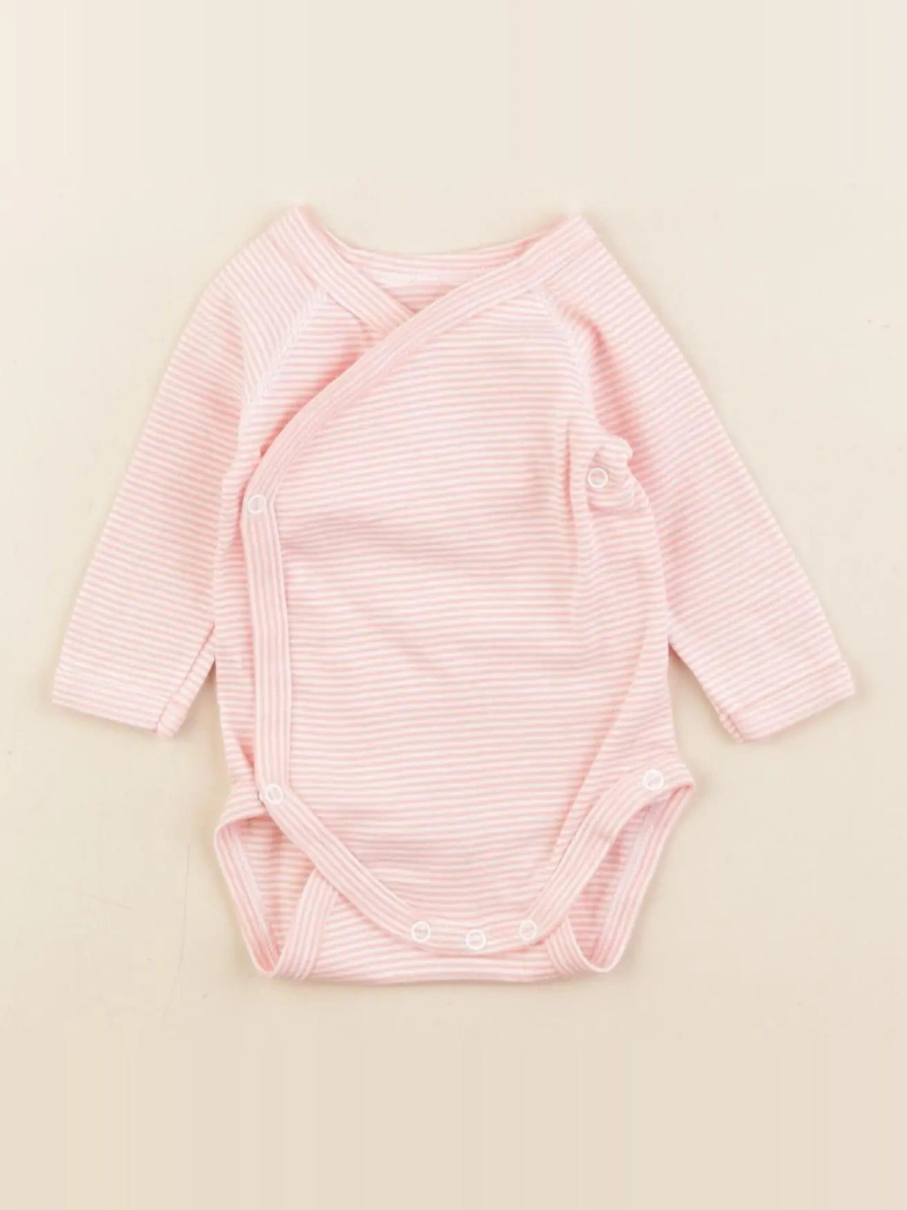 Petit Bateau - body rose - 1 mois