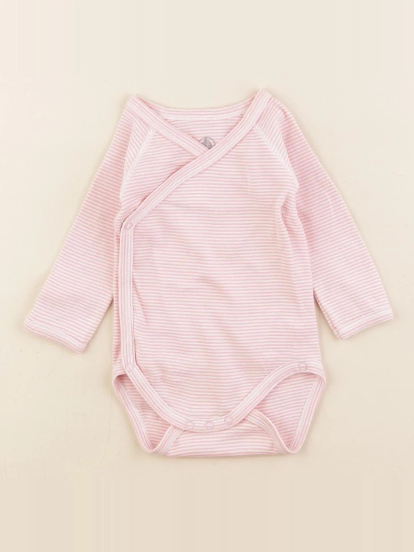Petit Bateau - body rose - 3 mois