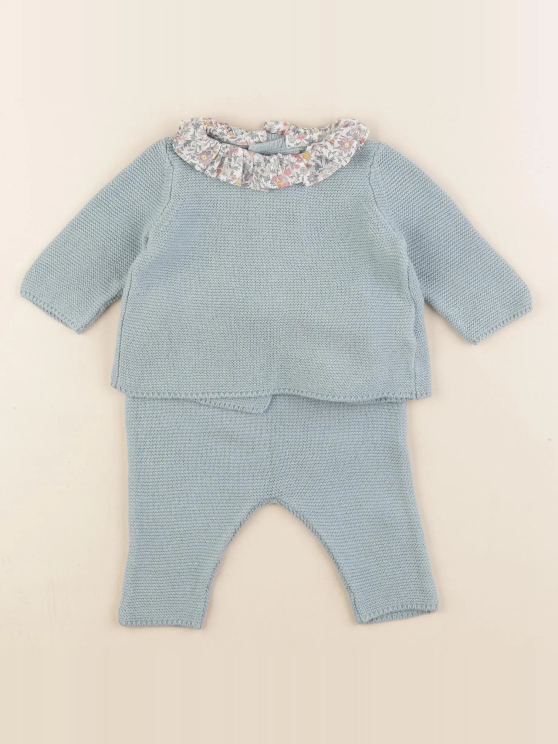 Cyrillus - ensemble bleu - 1 mois