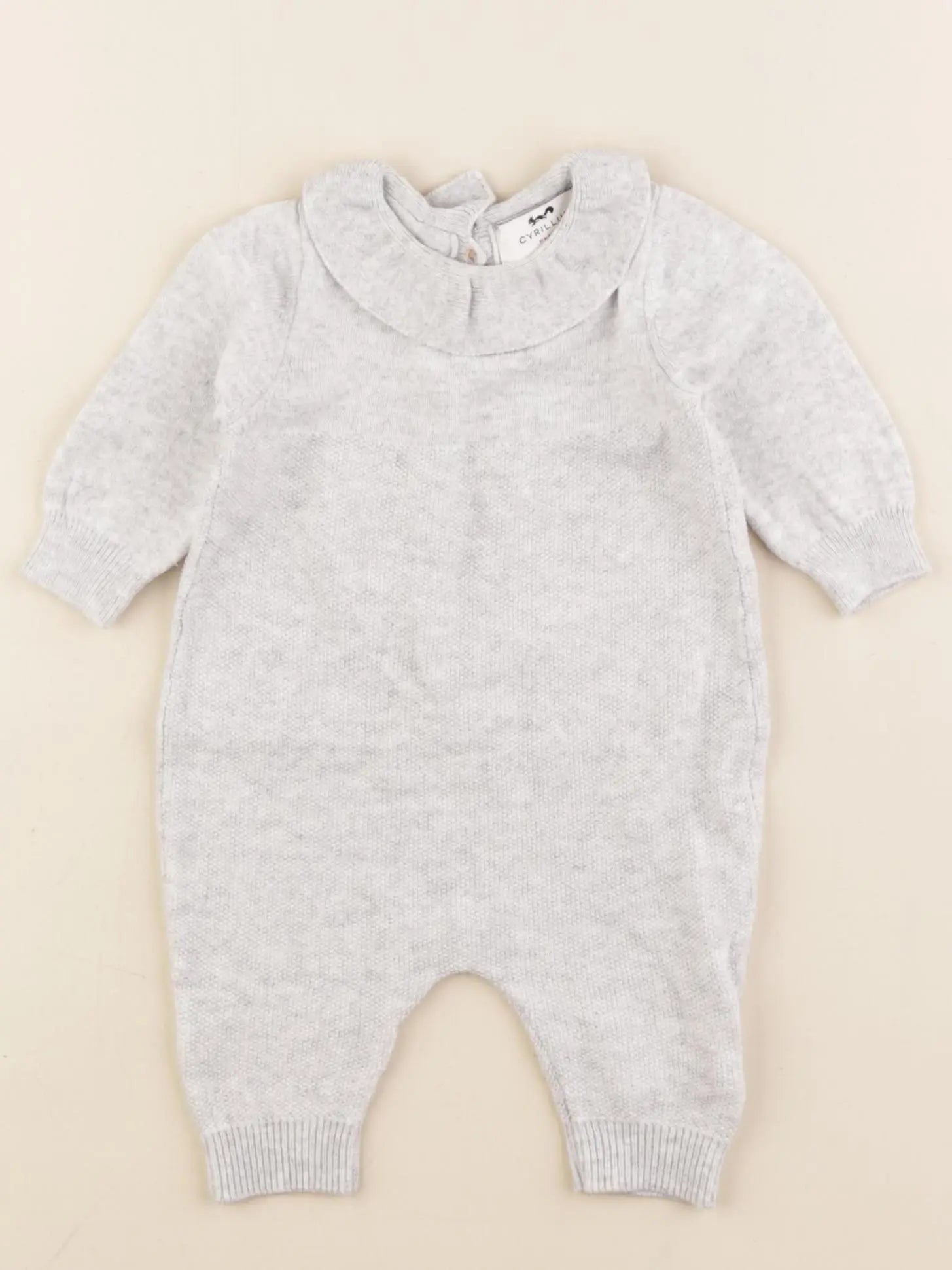 Cyrillus - combinaison gris - 1 mois