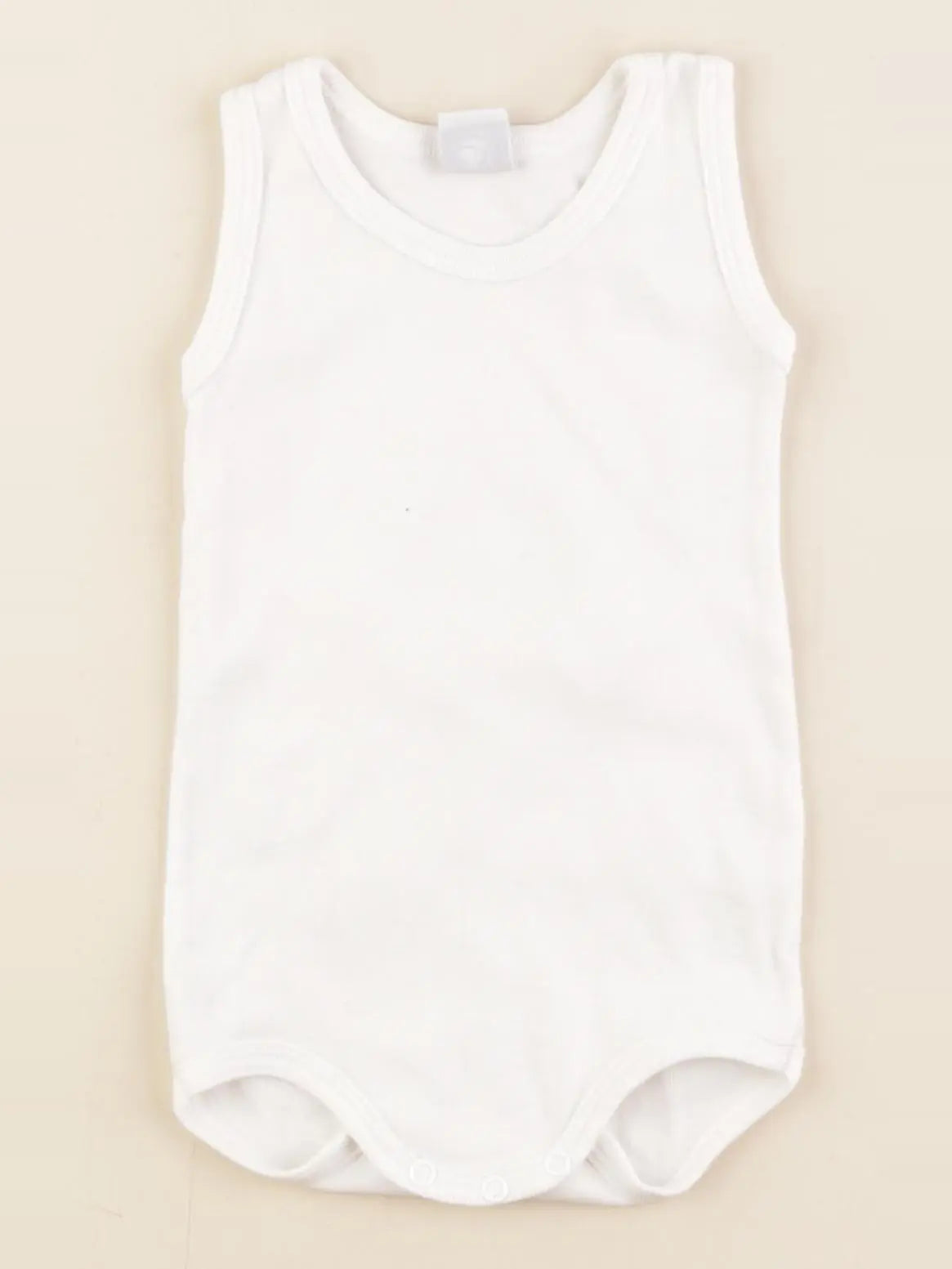 Petit Bateau - body blanc - 6 mois
