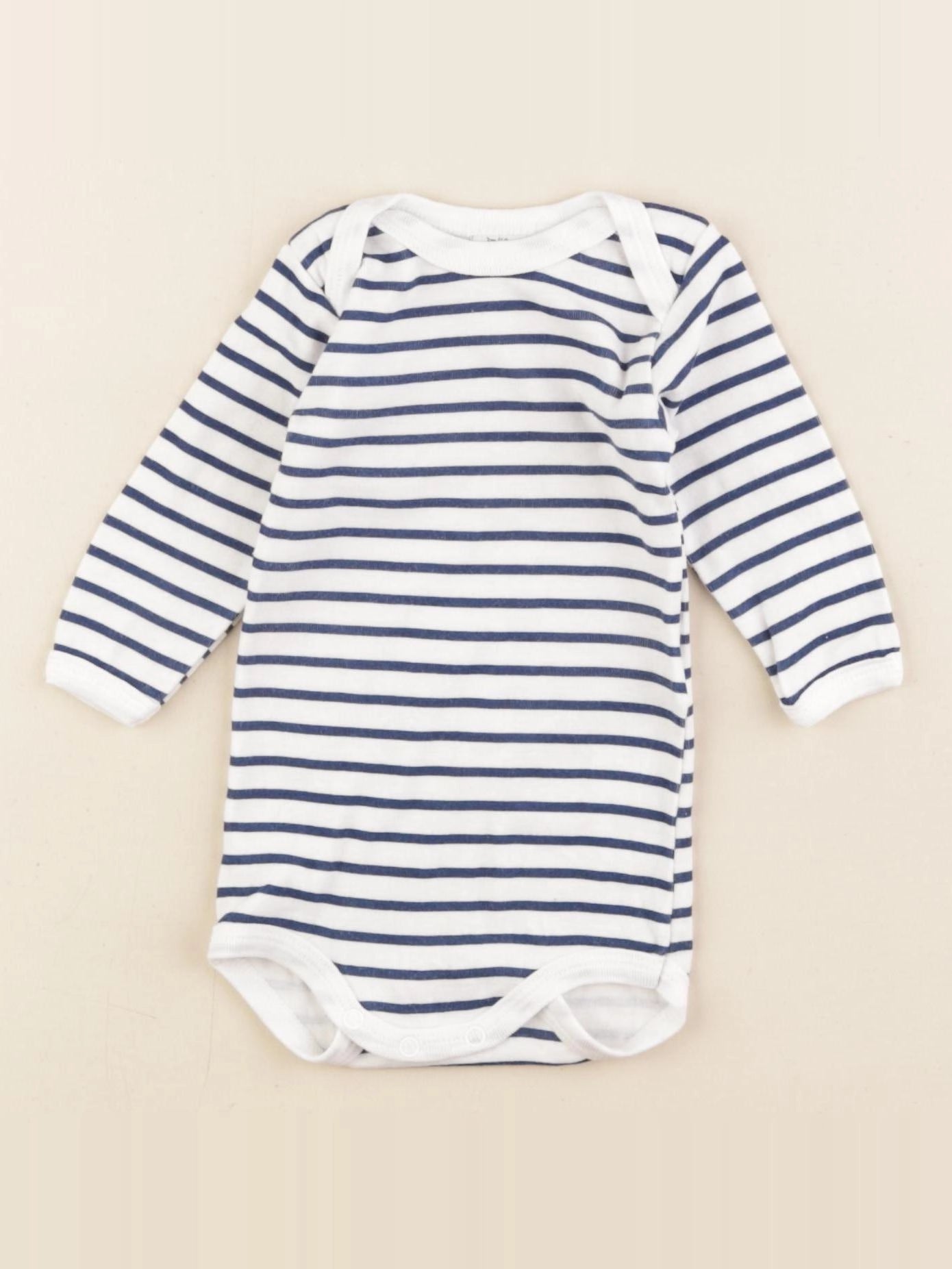 Petit Bateau - body blanc - 3 mois