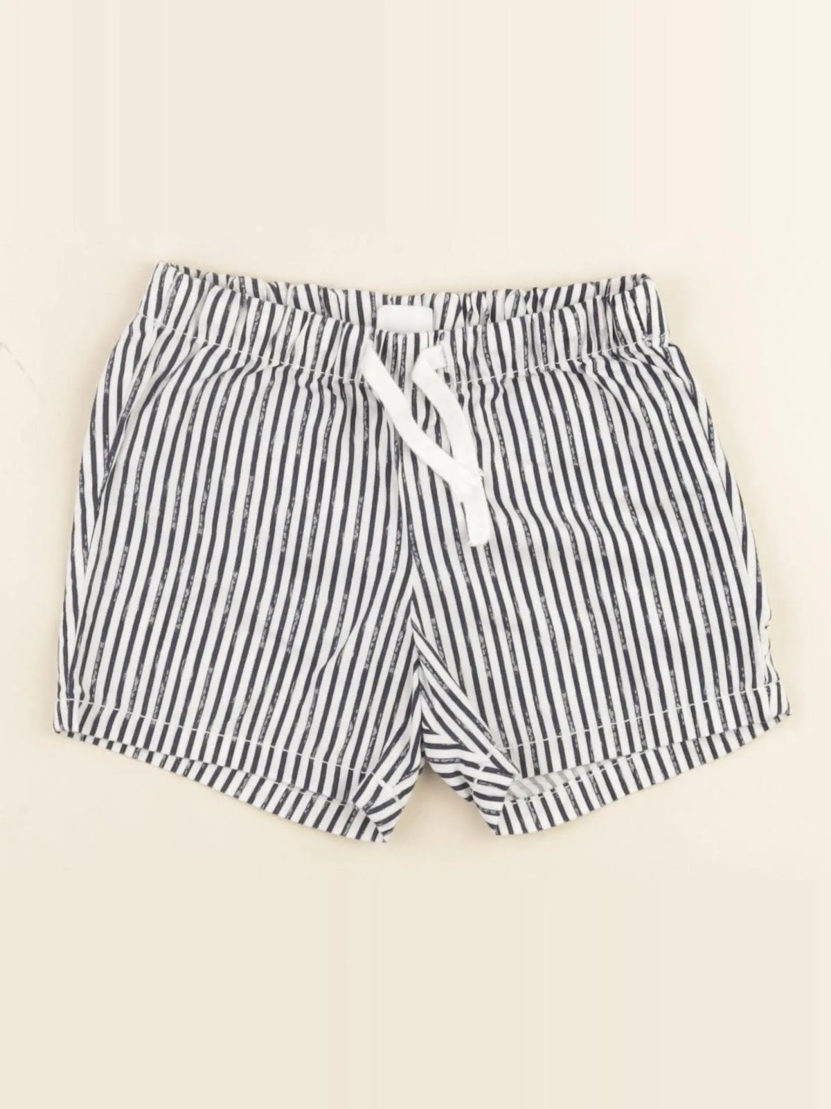 H&M - short bleu - 9/12 mois