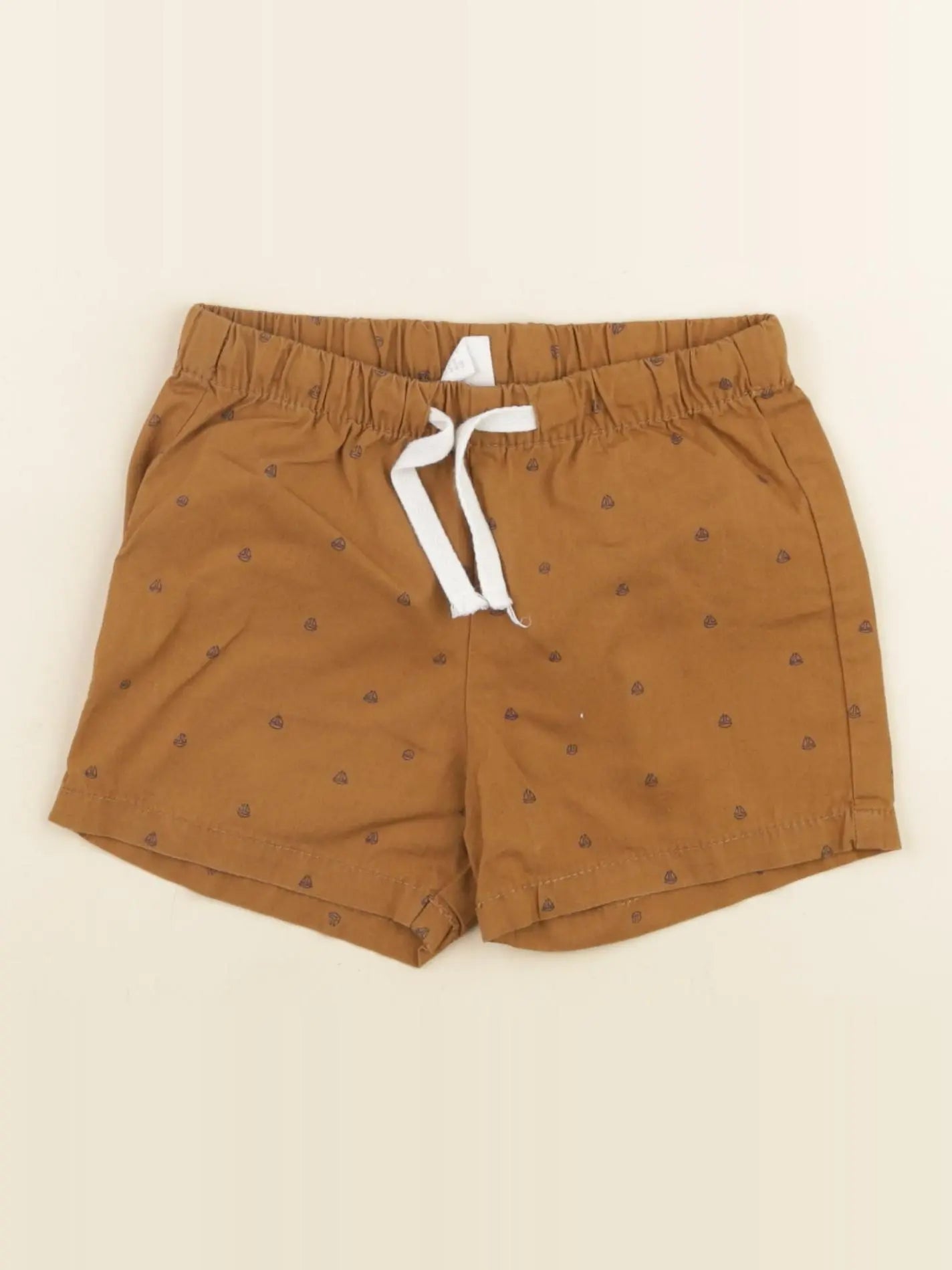 H&M - short marron - 9/12 mois