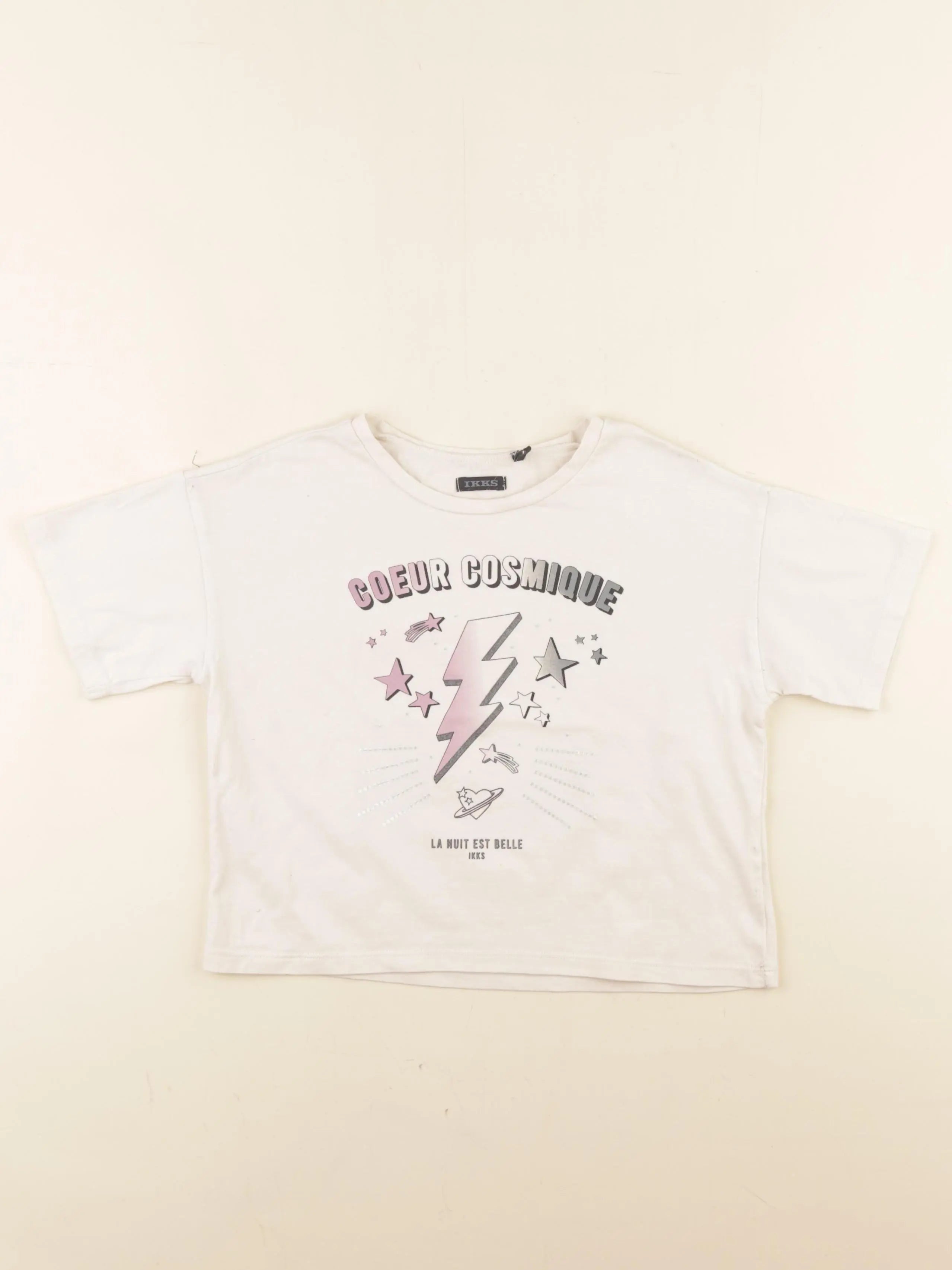 IKKS - tee-shirt beige - 6 ans