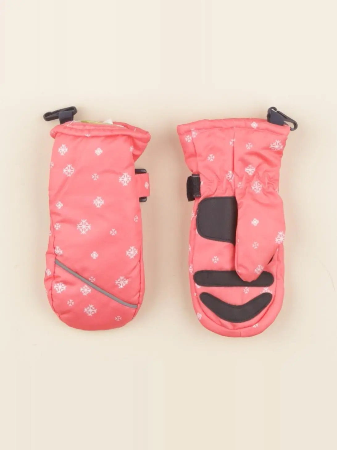 Vertbaudet - moufles de ski rose - 2/3 ans