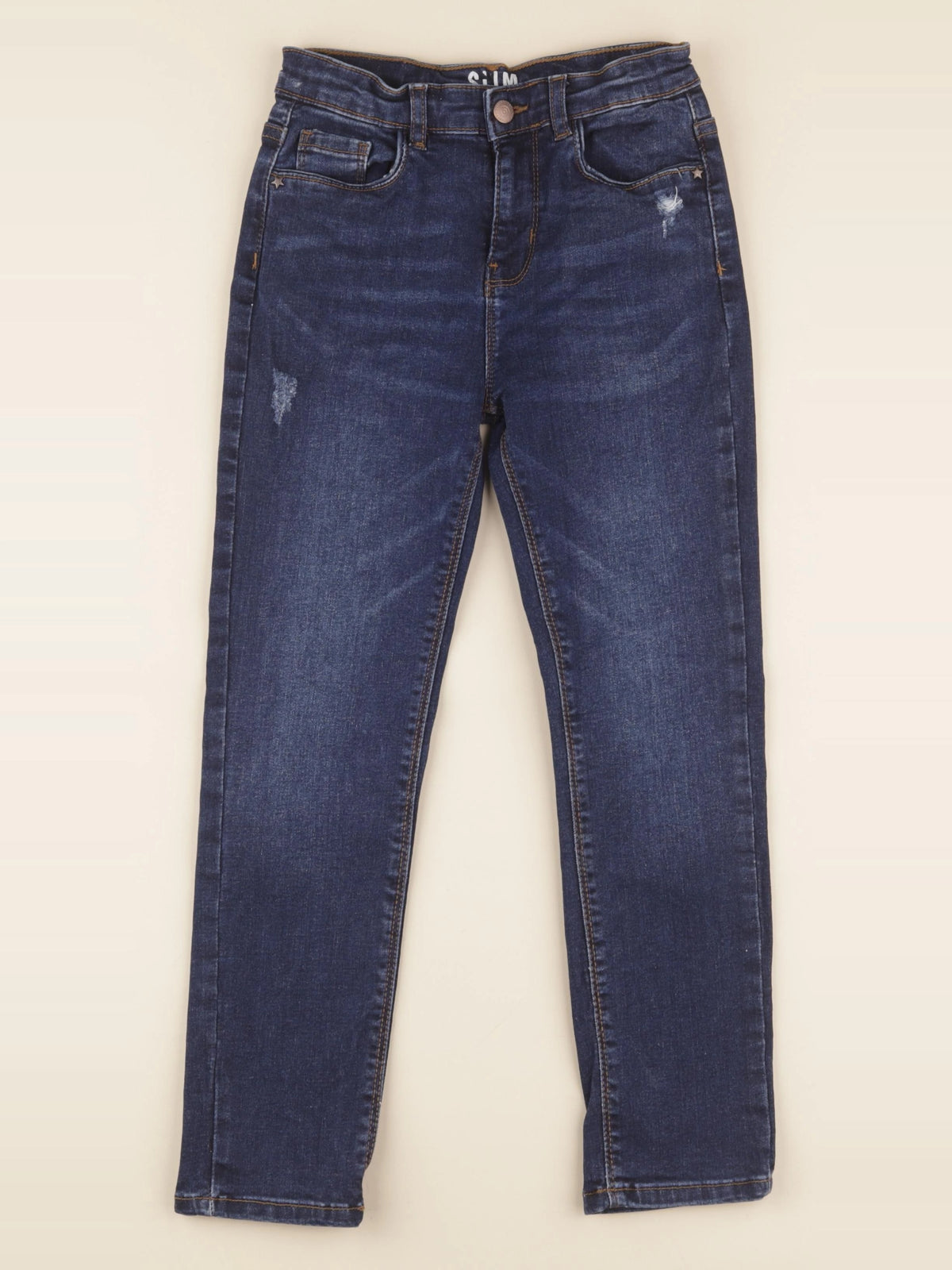 Vertbaudet - jean bleu - 8 ans