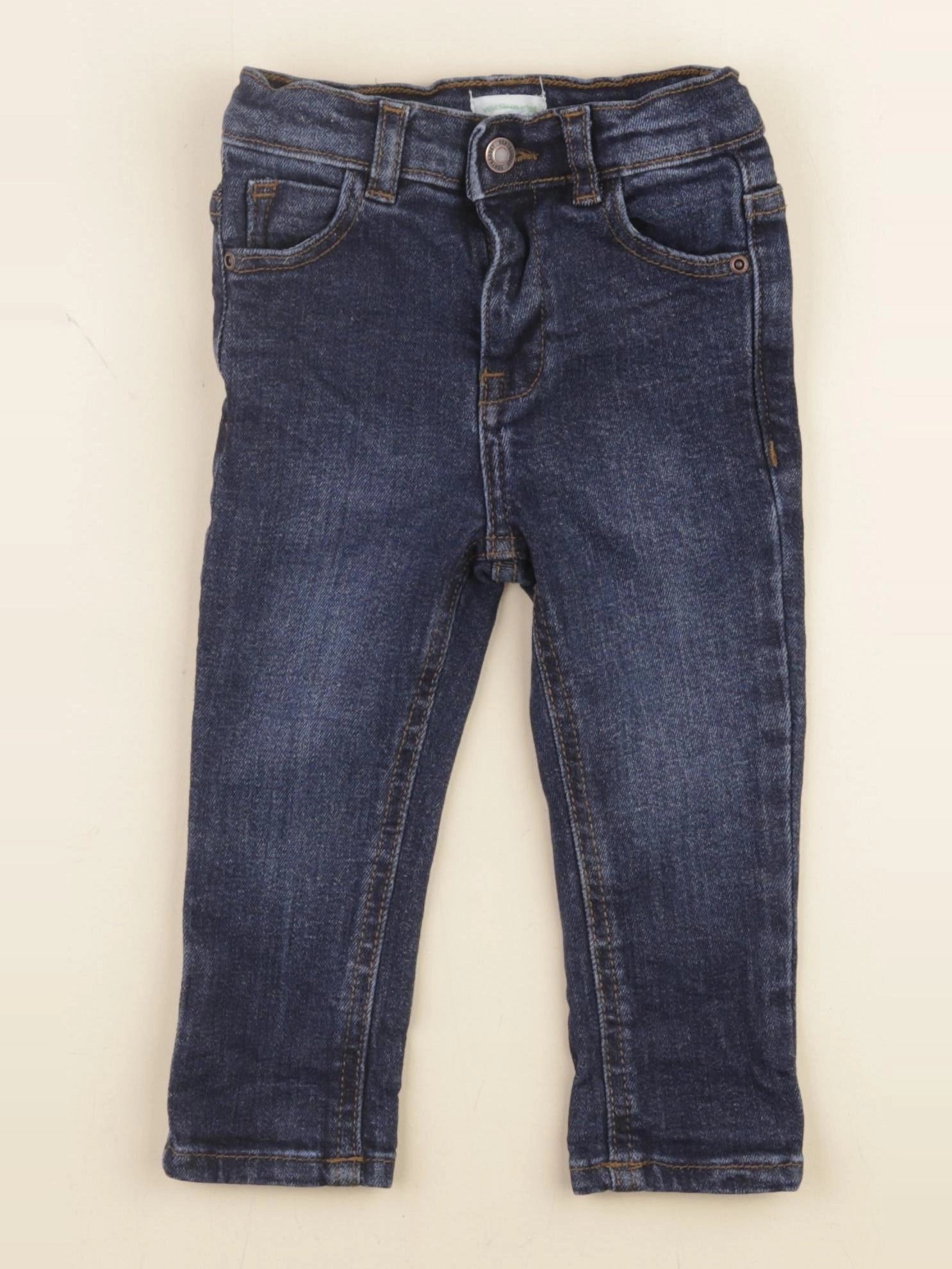 Vertbaudet - jean bleu - 12 mois