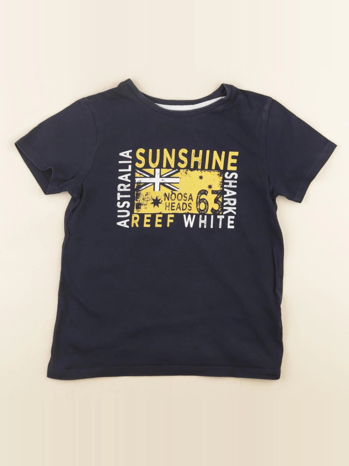 Vertbaudet - tee-shirt bleu - 6 ans