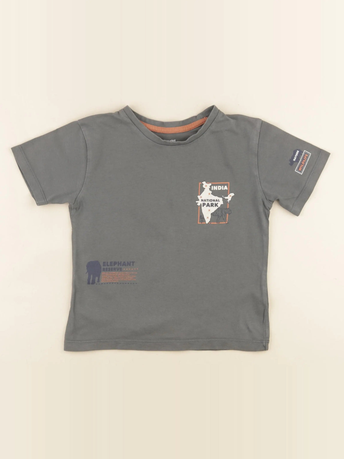 Vertbaudet - tee-shirt vert - 6 ans