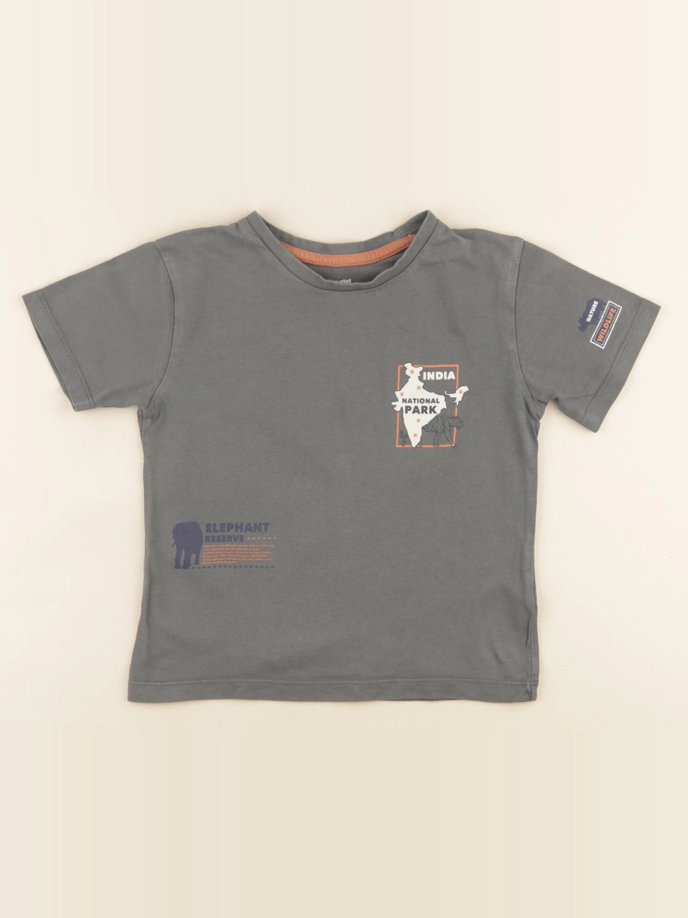 Vertbaudet - tee-shirt vert - 6 ans