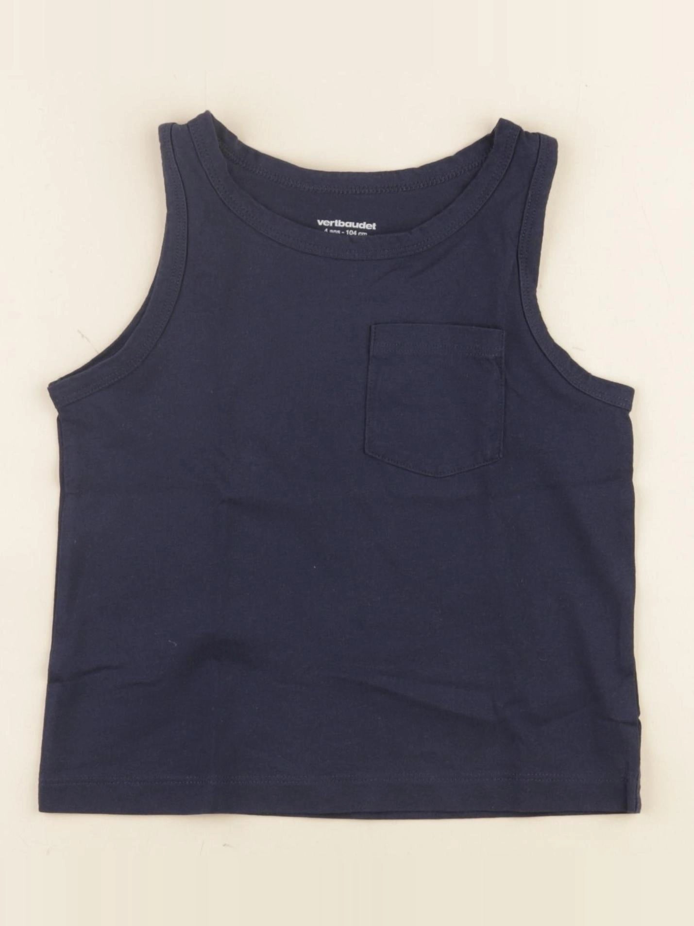 Vertbaudet - débardeur bleu - 4 ans
