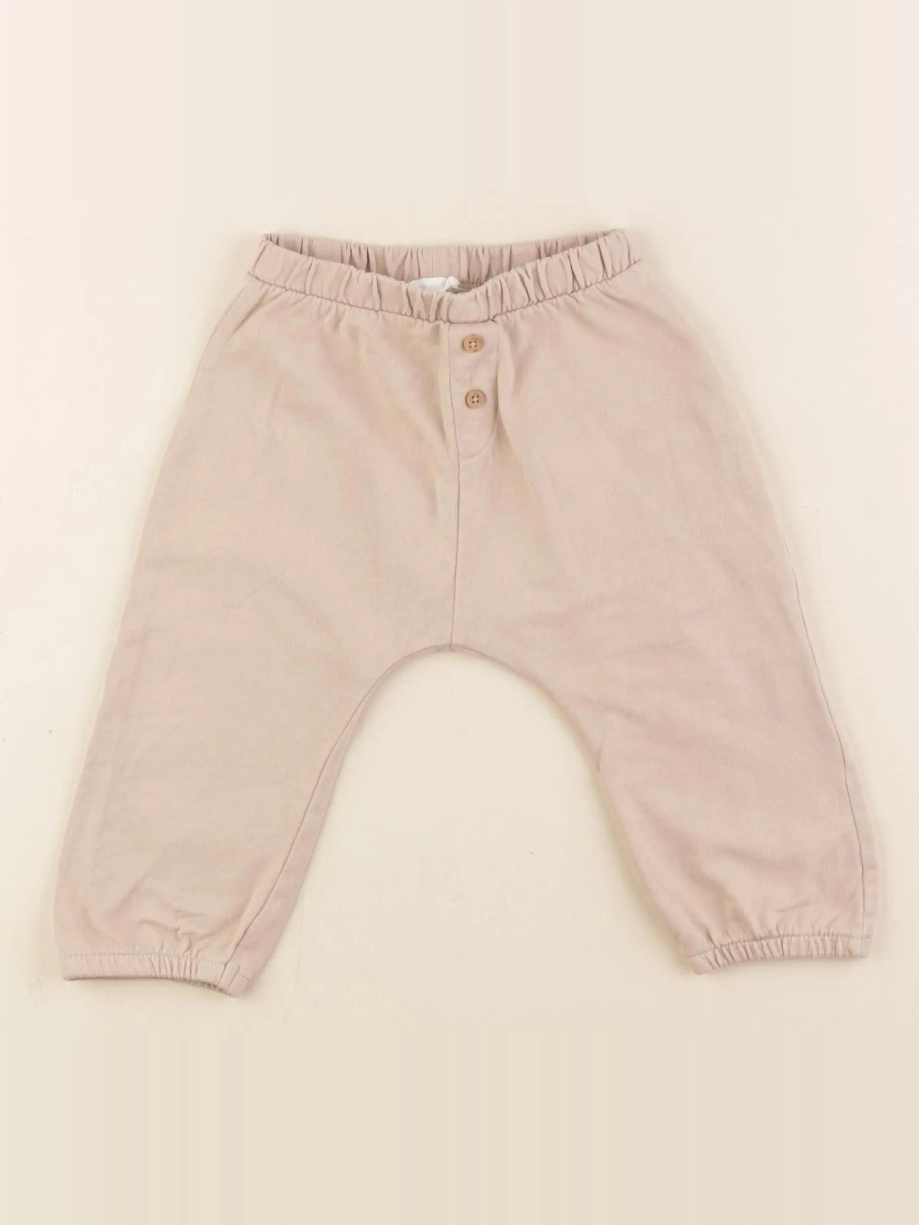 Vertbaudet - sarouel beige - 12 mois