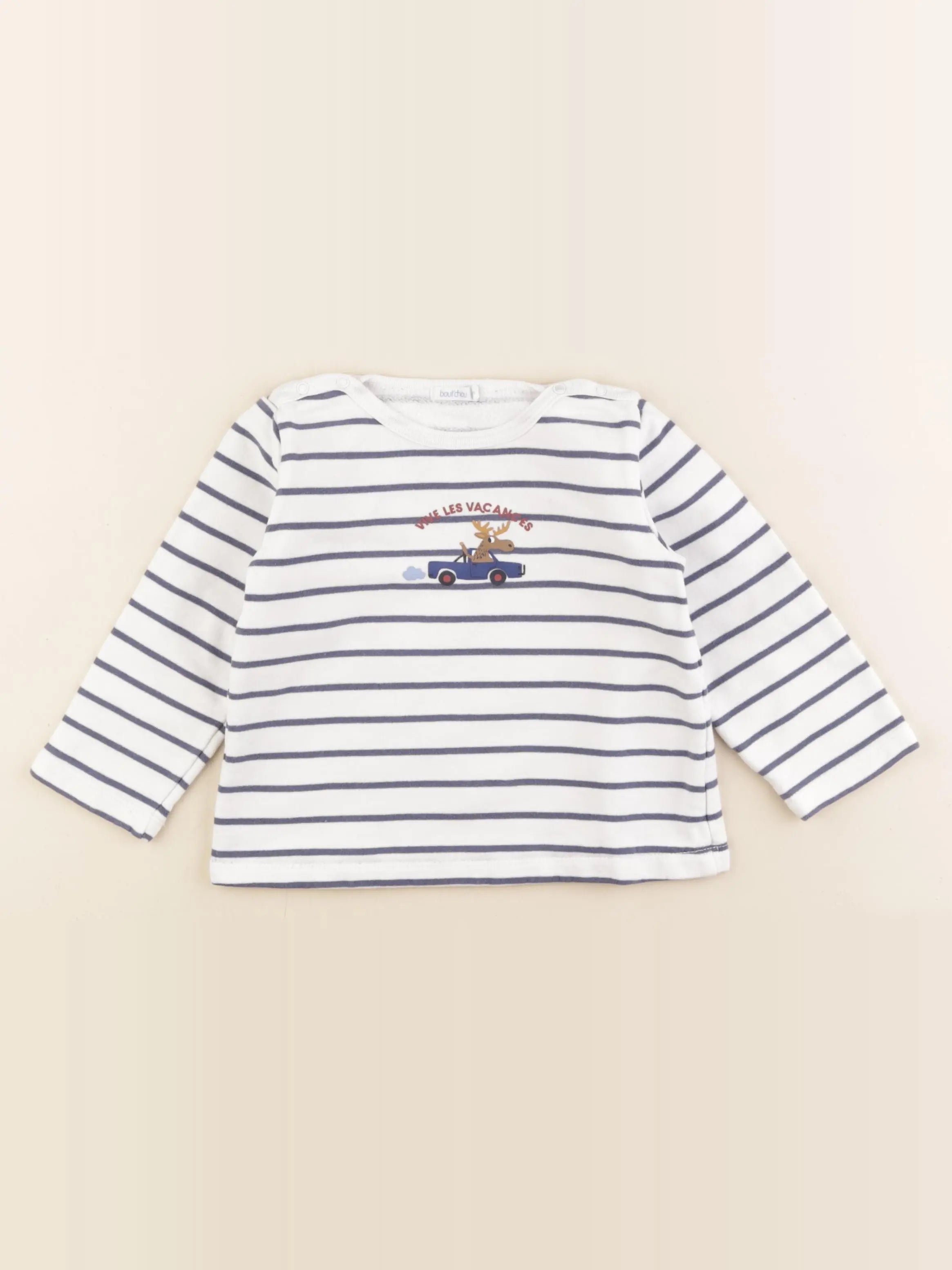 Boutchou - sweat blanc - 36 mois