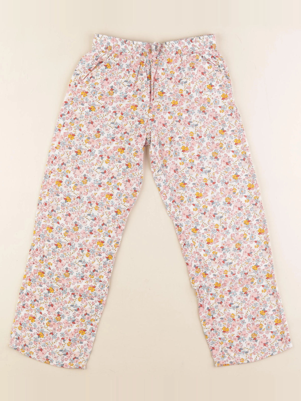 Vertbaudet - pantalon multicolore - 8 ans