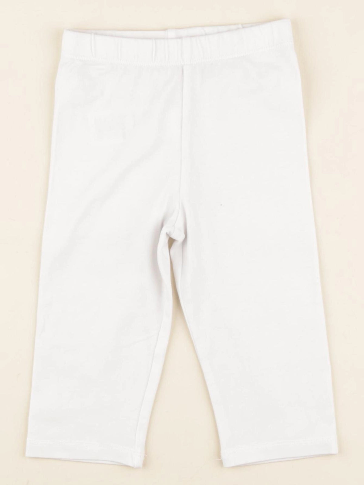 Vertbaudet - legging court blanc - 4 ans