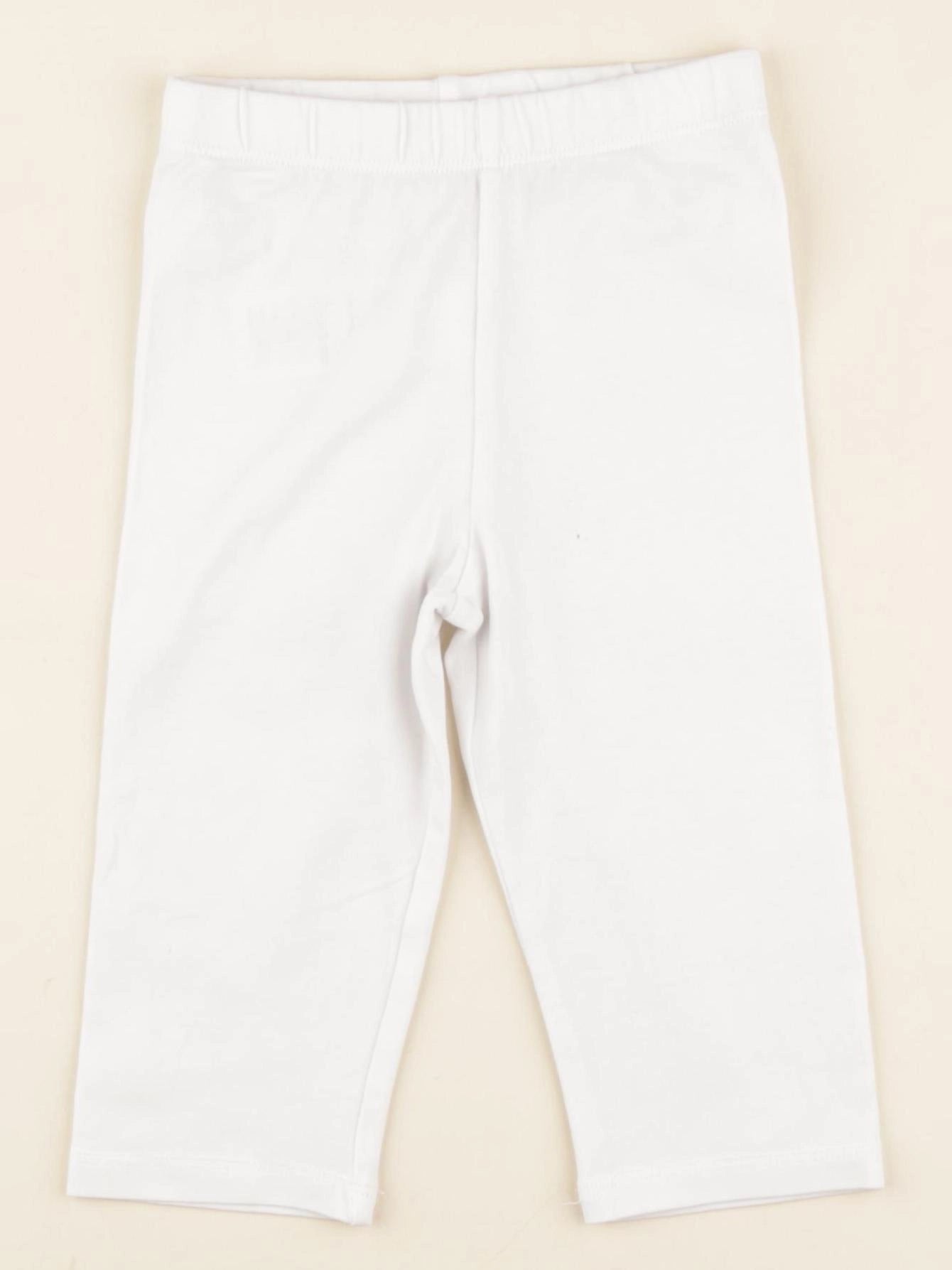 Vertbaudet - legging court blanc - 4 ans
