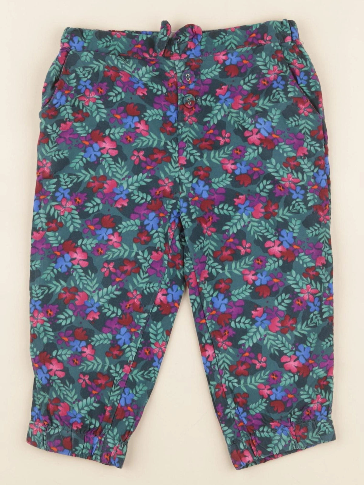 Vertbaudet - pantacourt multicolore - 4 ans