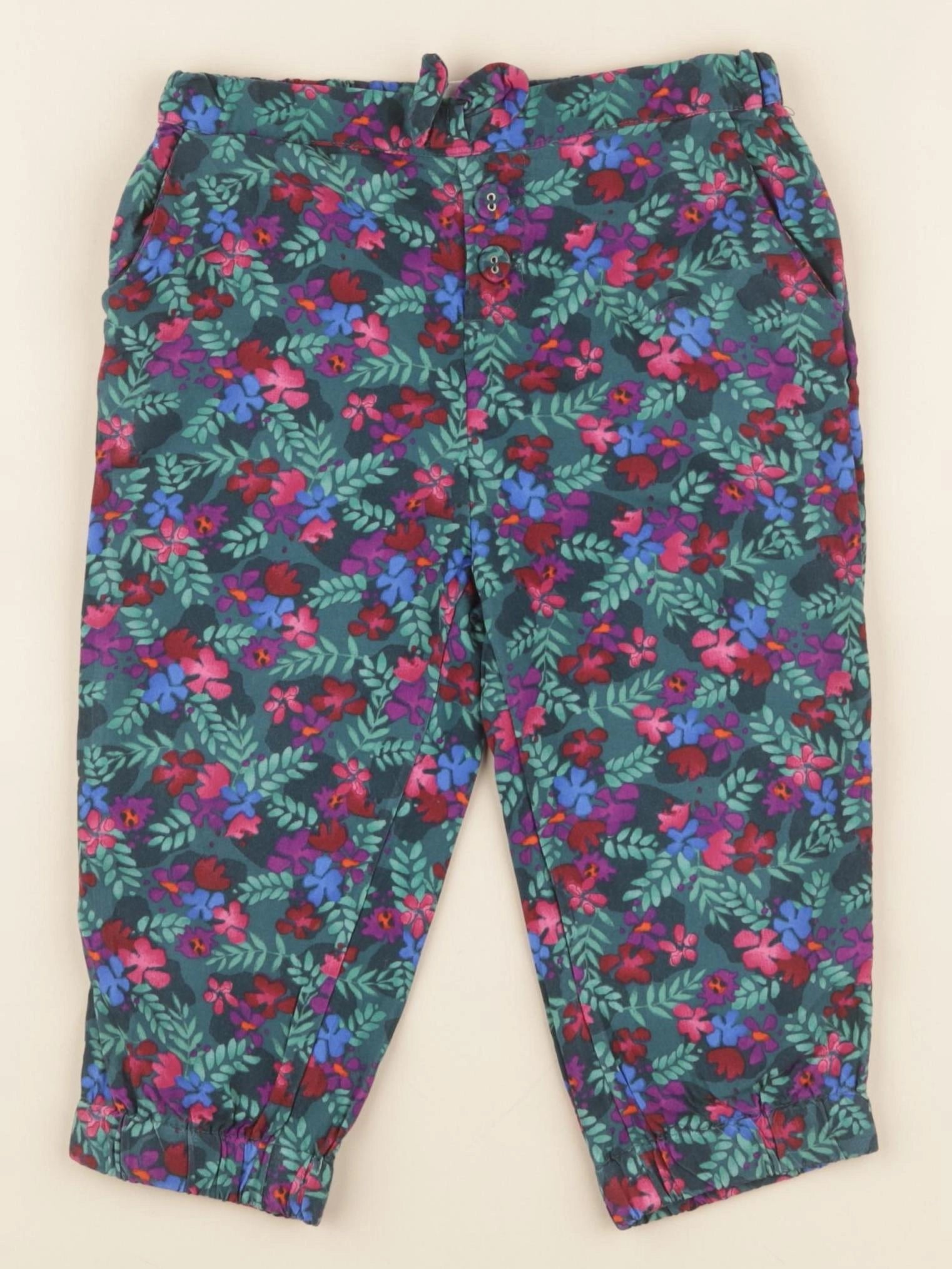 Vertbaudet - pantacourt multicolore - 4 ans