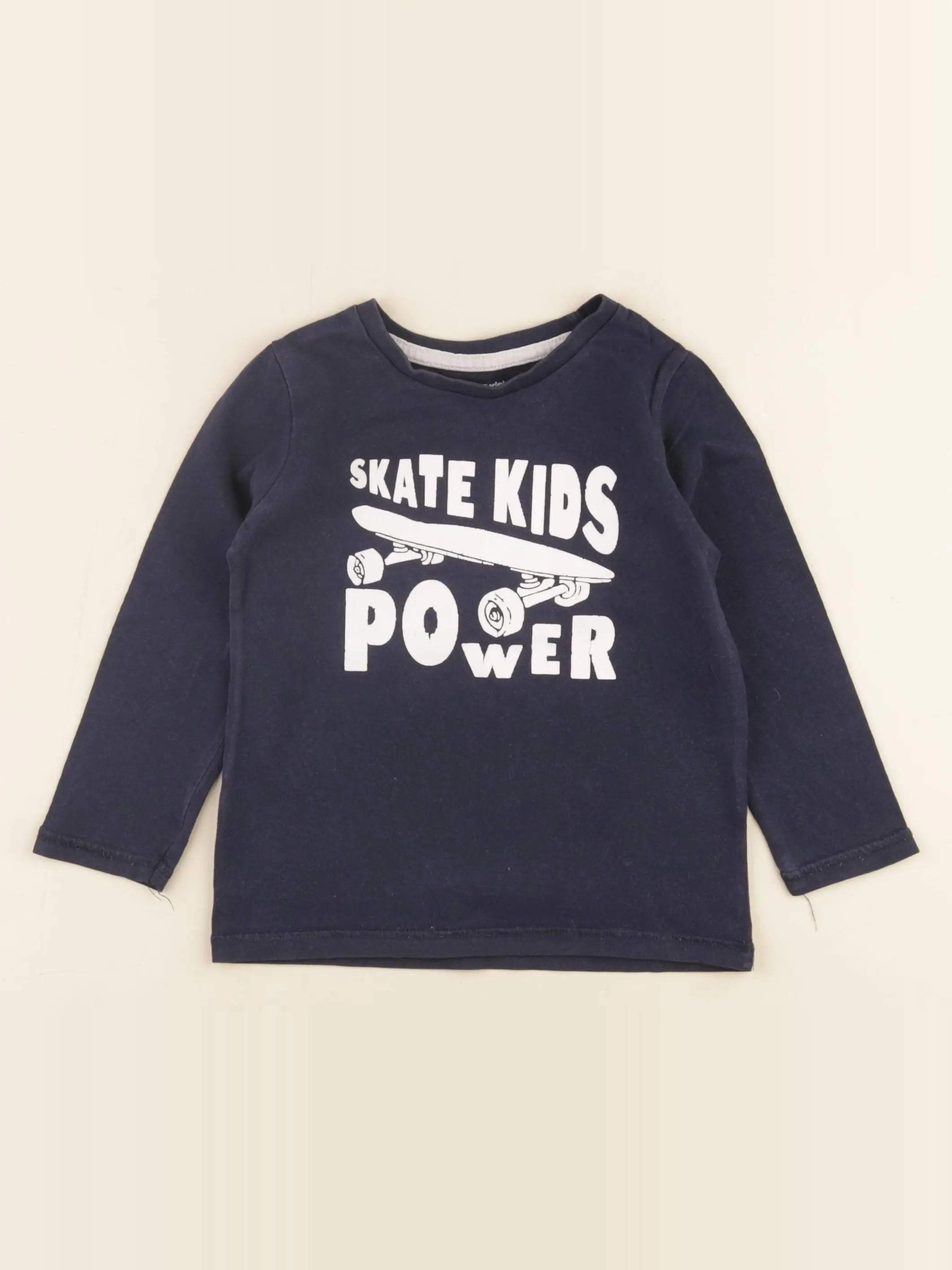 Vertbaudet - tee-shirt bleu - 3 ans