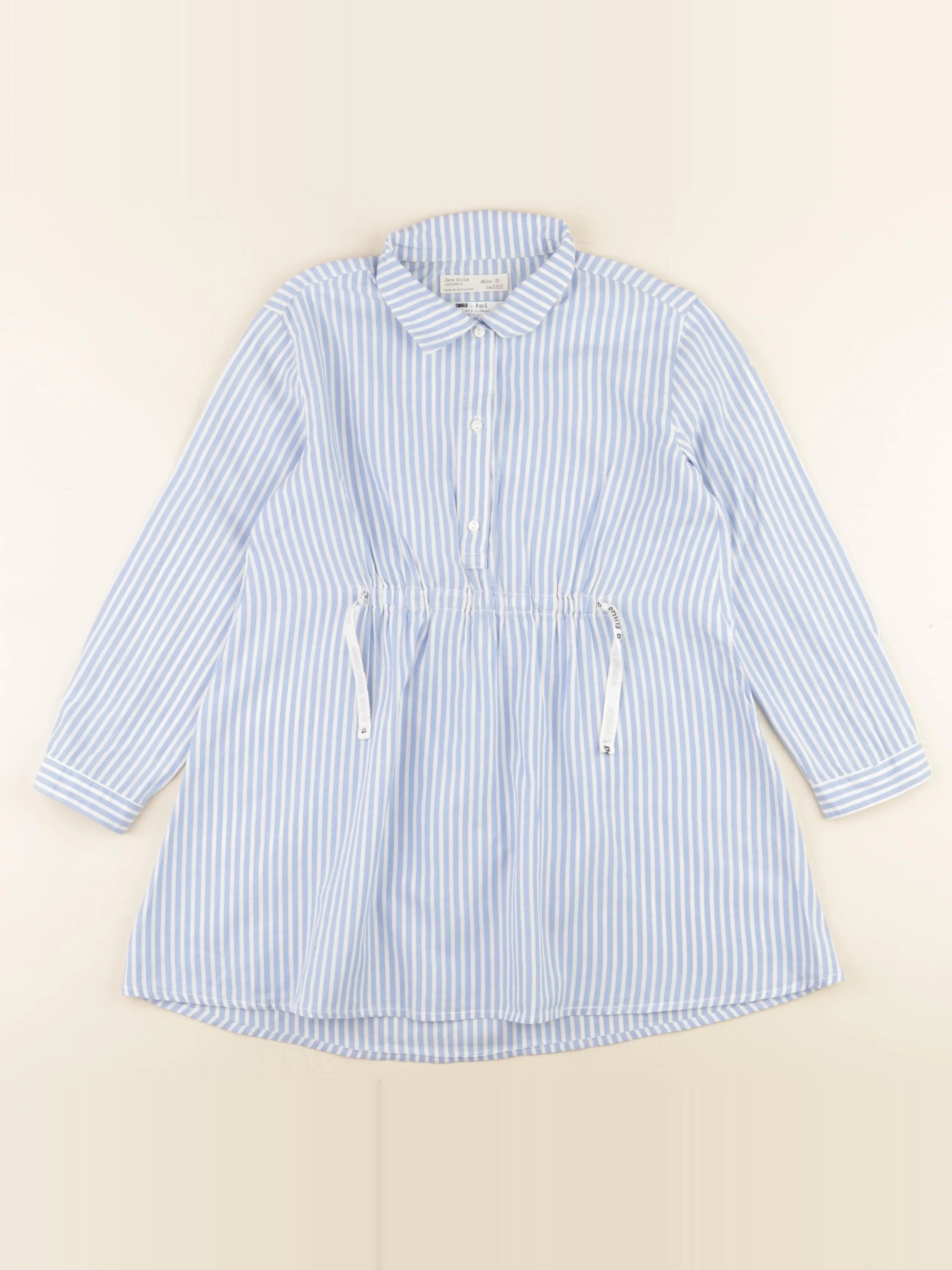 Zara - robe bleu - 8 ans