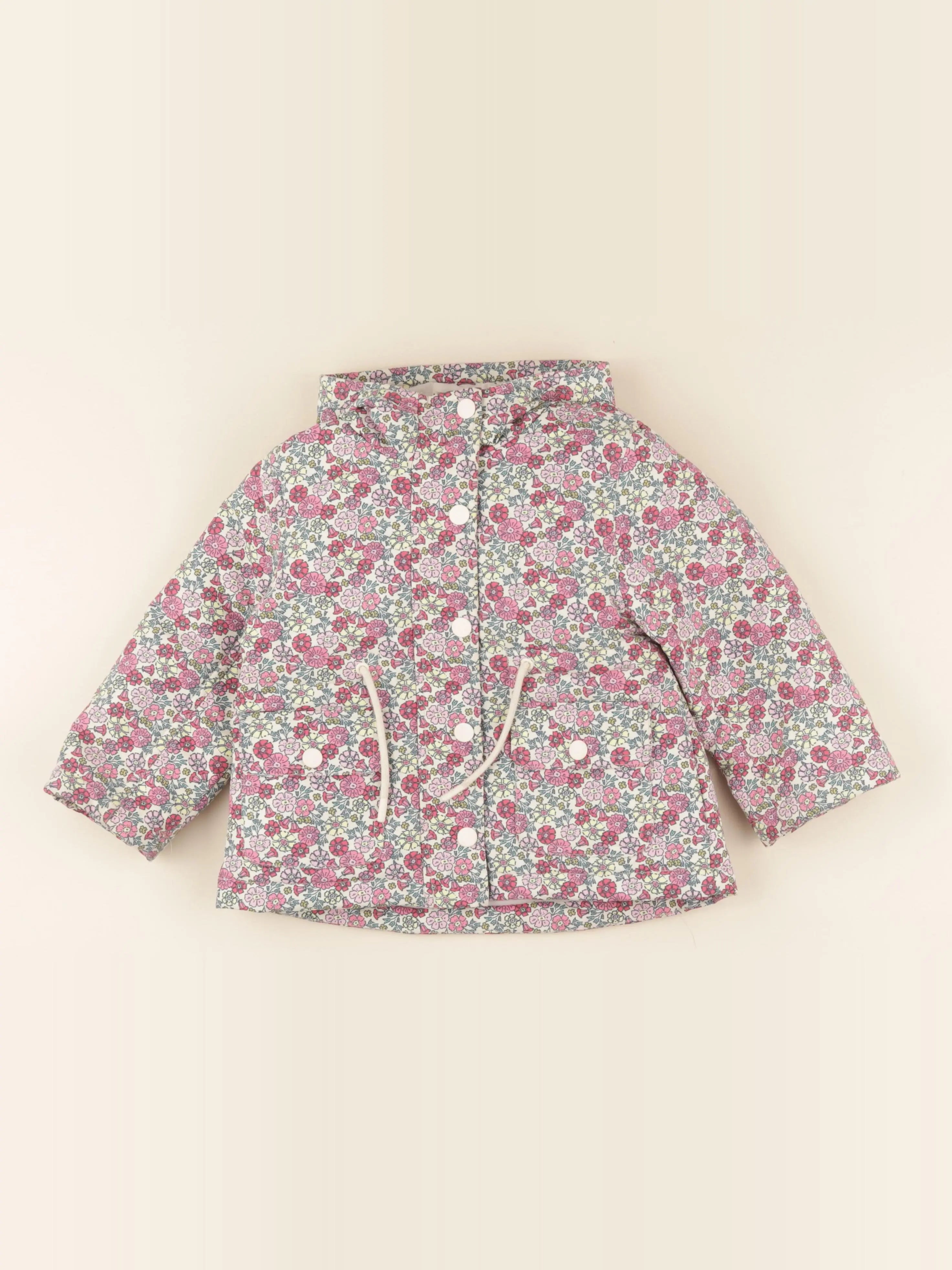 Vertbaudet - manteau multicolore - 3 ans