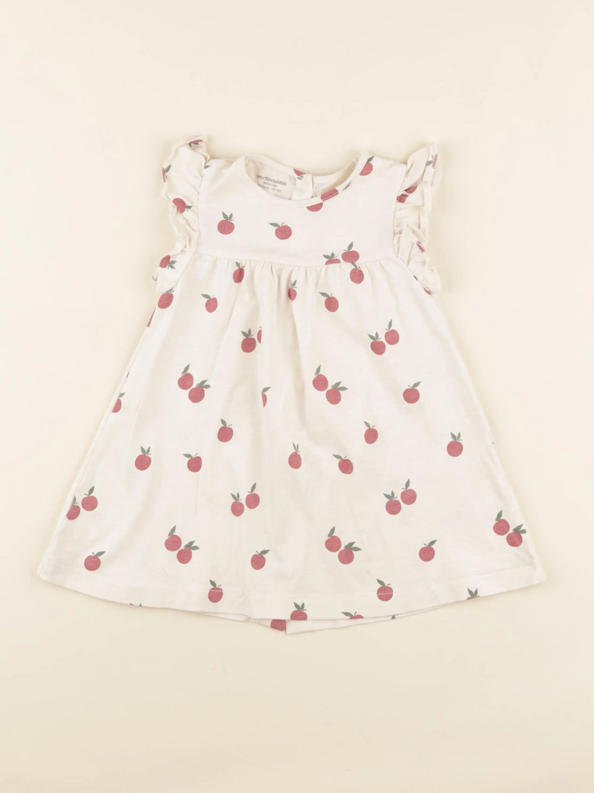 Vertbaudet - robe beige - 18 mois