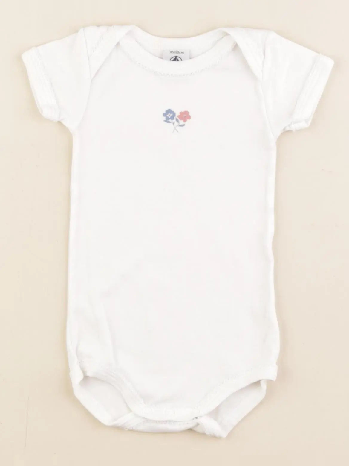 Petit Bateau - body blanc - 3 mois