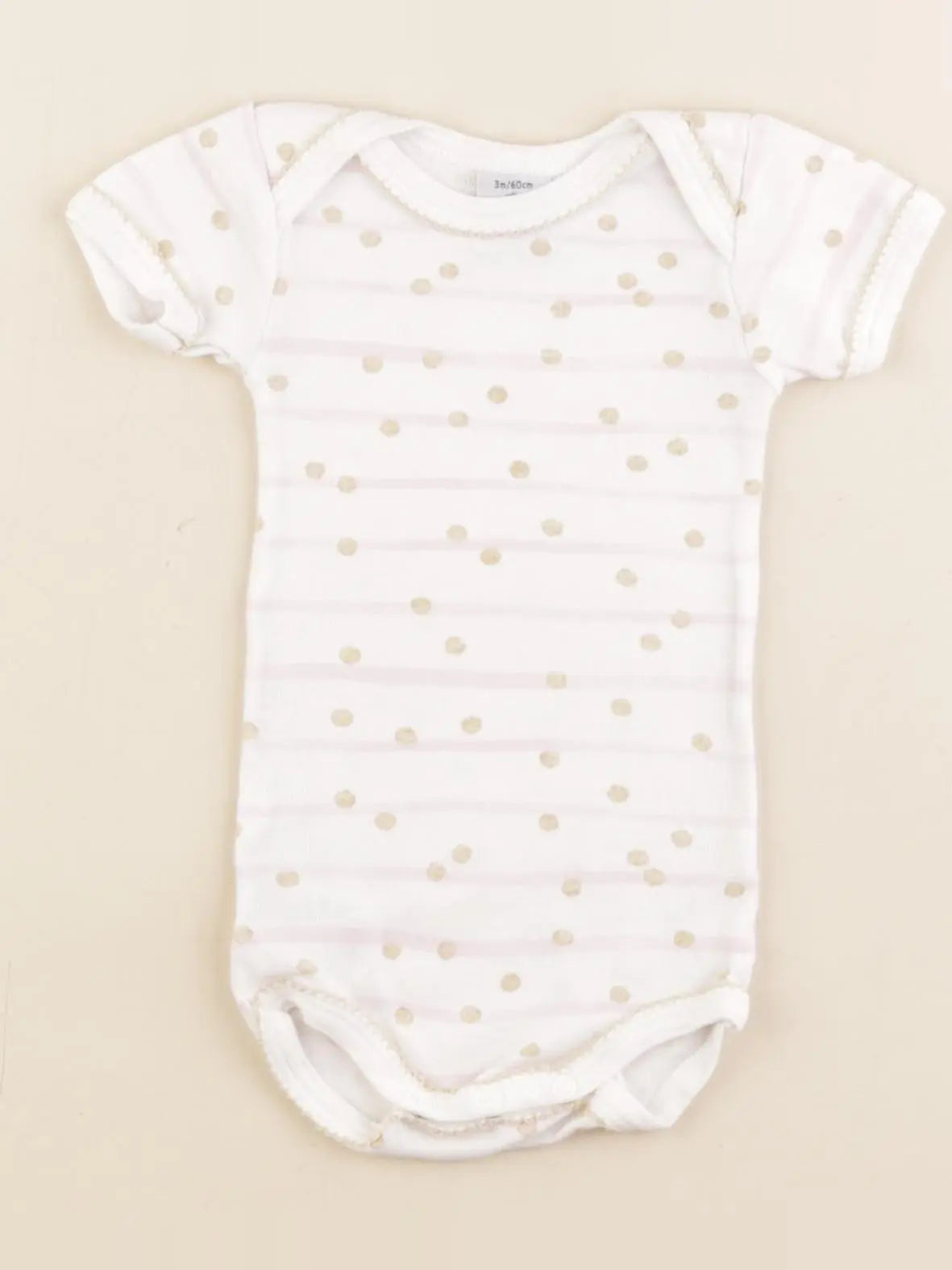 Petit Bateau - body blanc - 3 mois