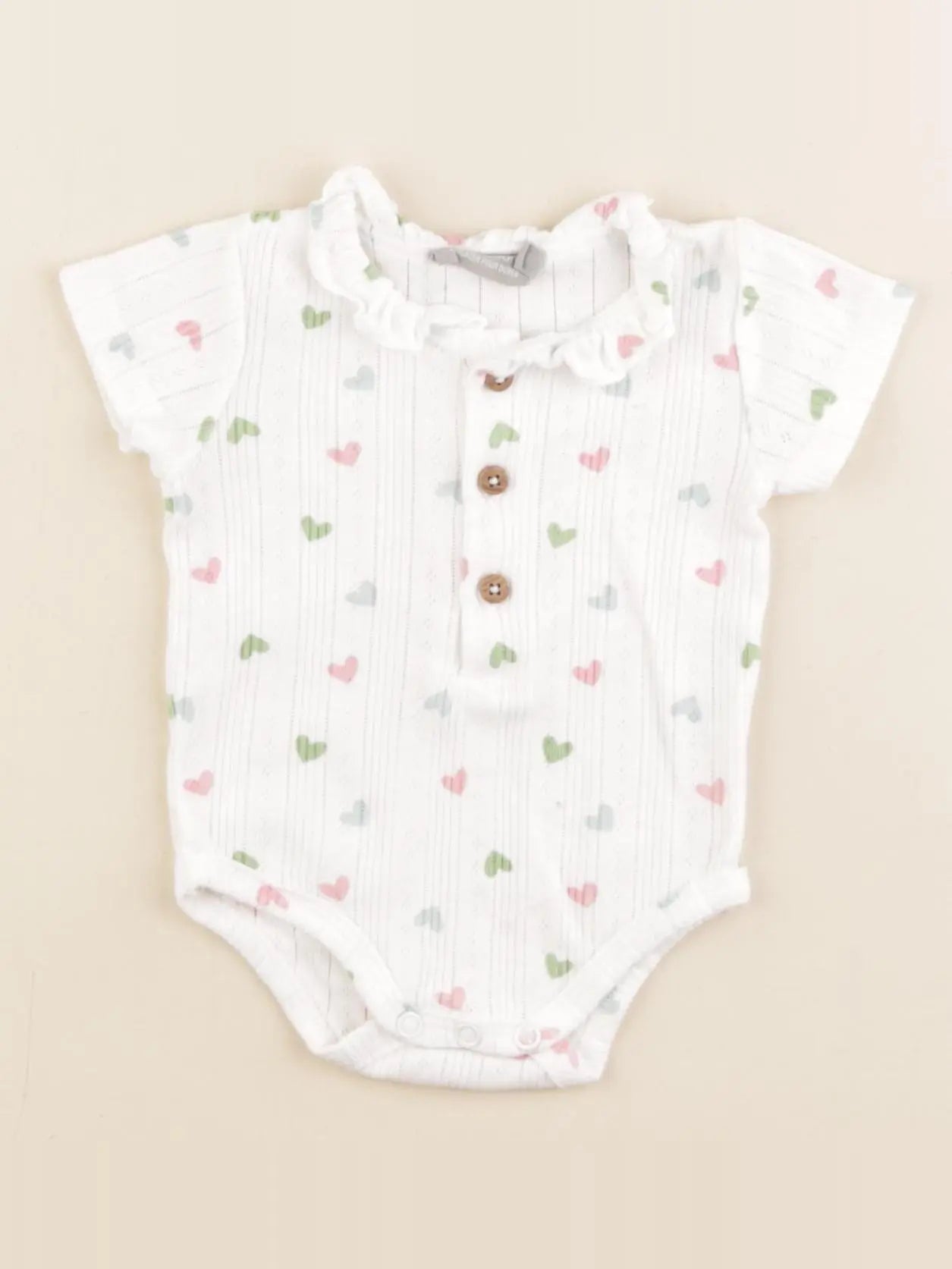 Boutchou - body à col blanc - 1 mois