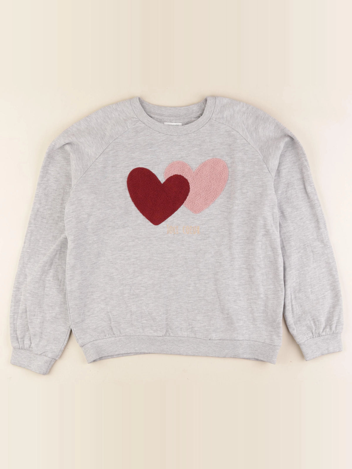 Vertbaudet - sweat gris - 12 ans