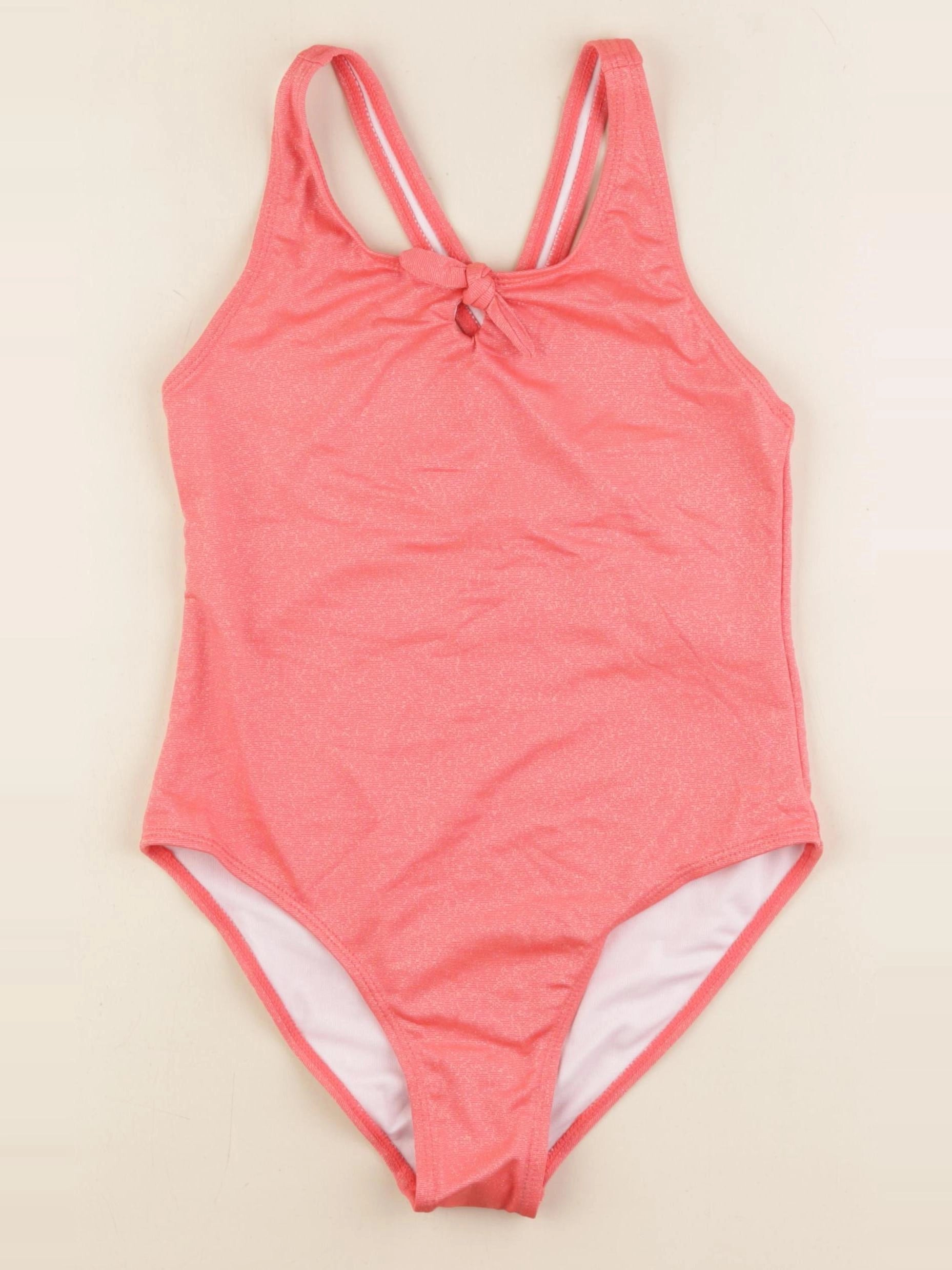 Vertbaudet - maillot de bain rose, or - 12 ans