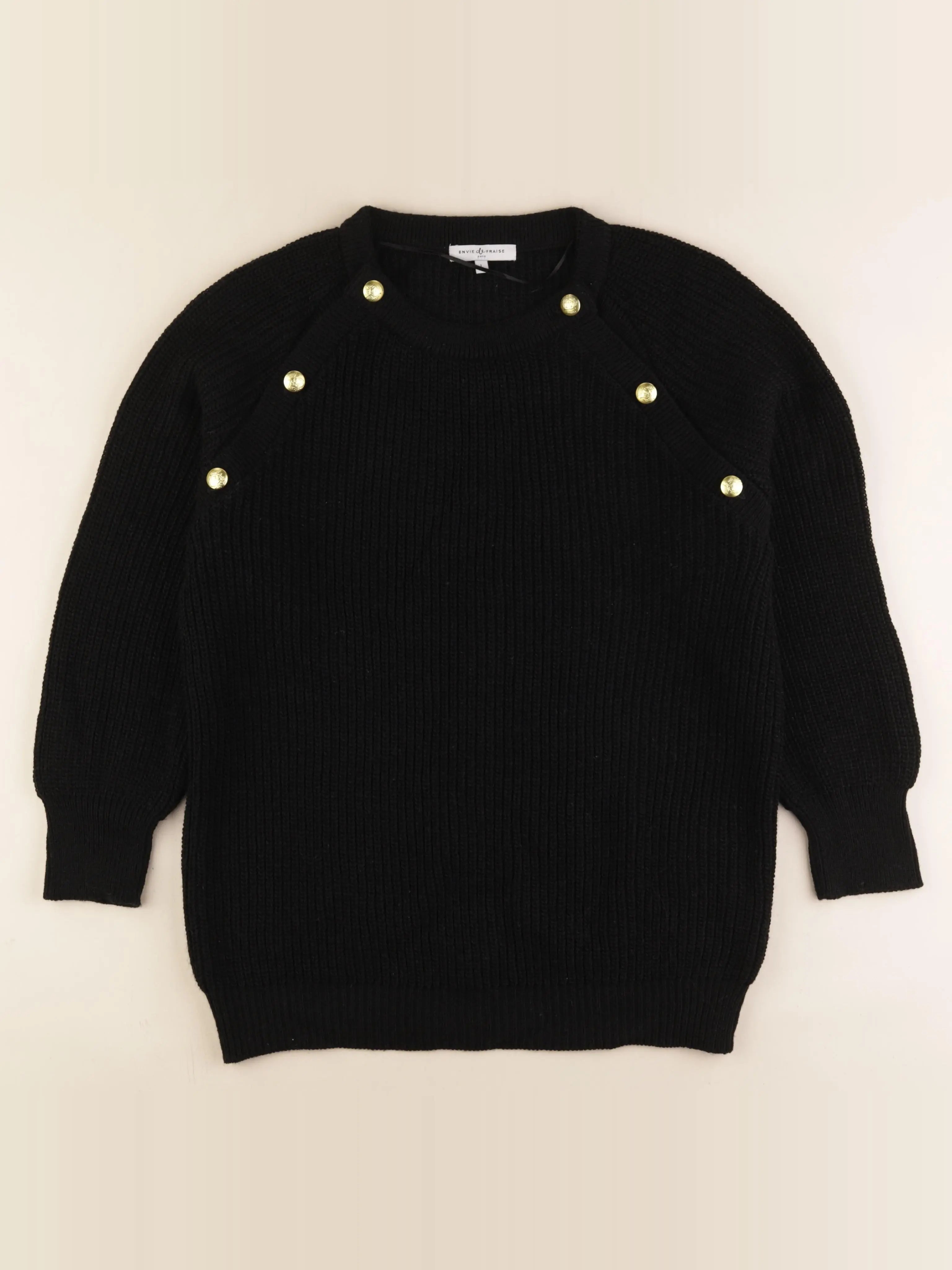 Envie de fraise - pull allaitement noir - l
