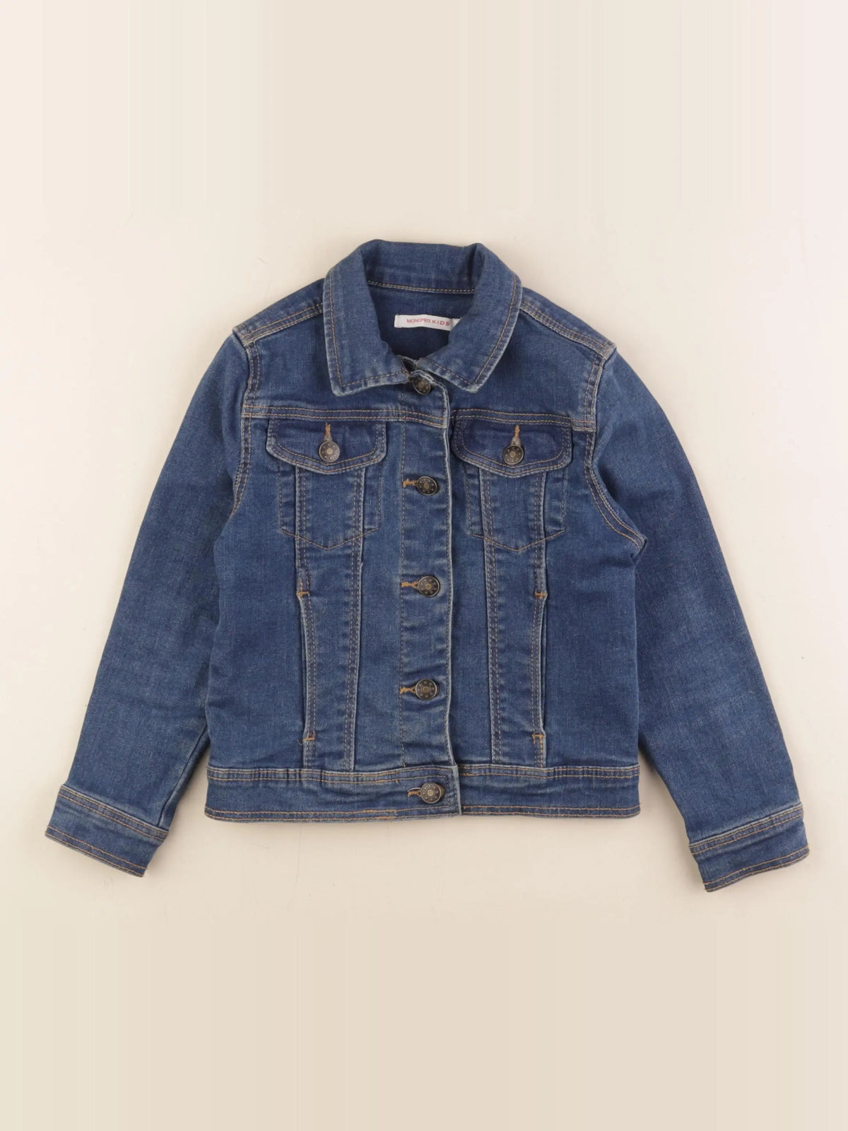 Monoprix - veste bleu - 5 ans