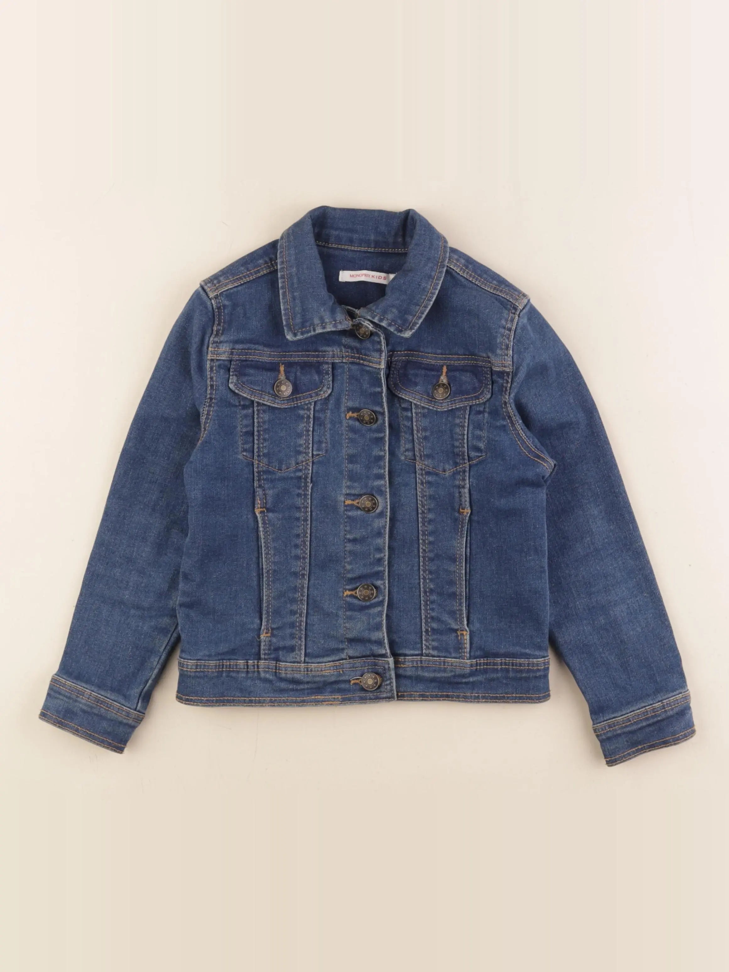 Monoprix - veste bleu - 5 ans